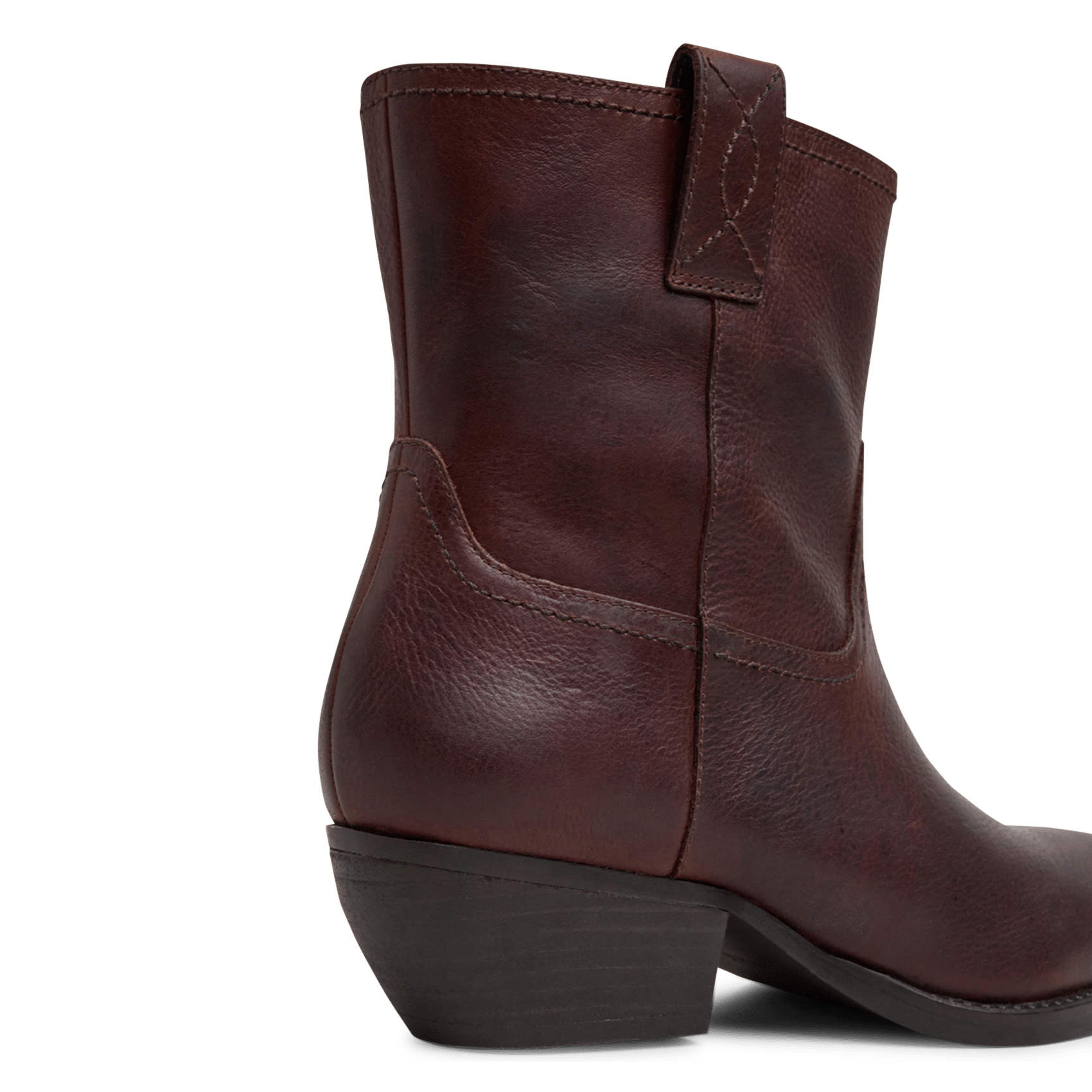 Leather mid-calf boots JONAK Brown