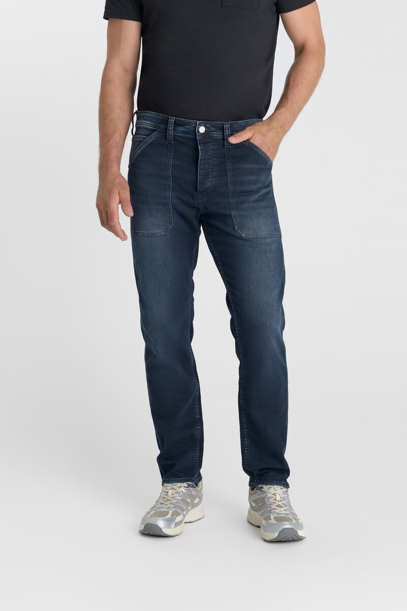 Loose-Fit Buttoned Jeans LE TEMPS DES CERISES Blue