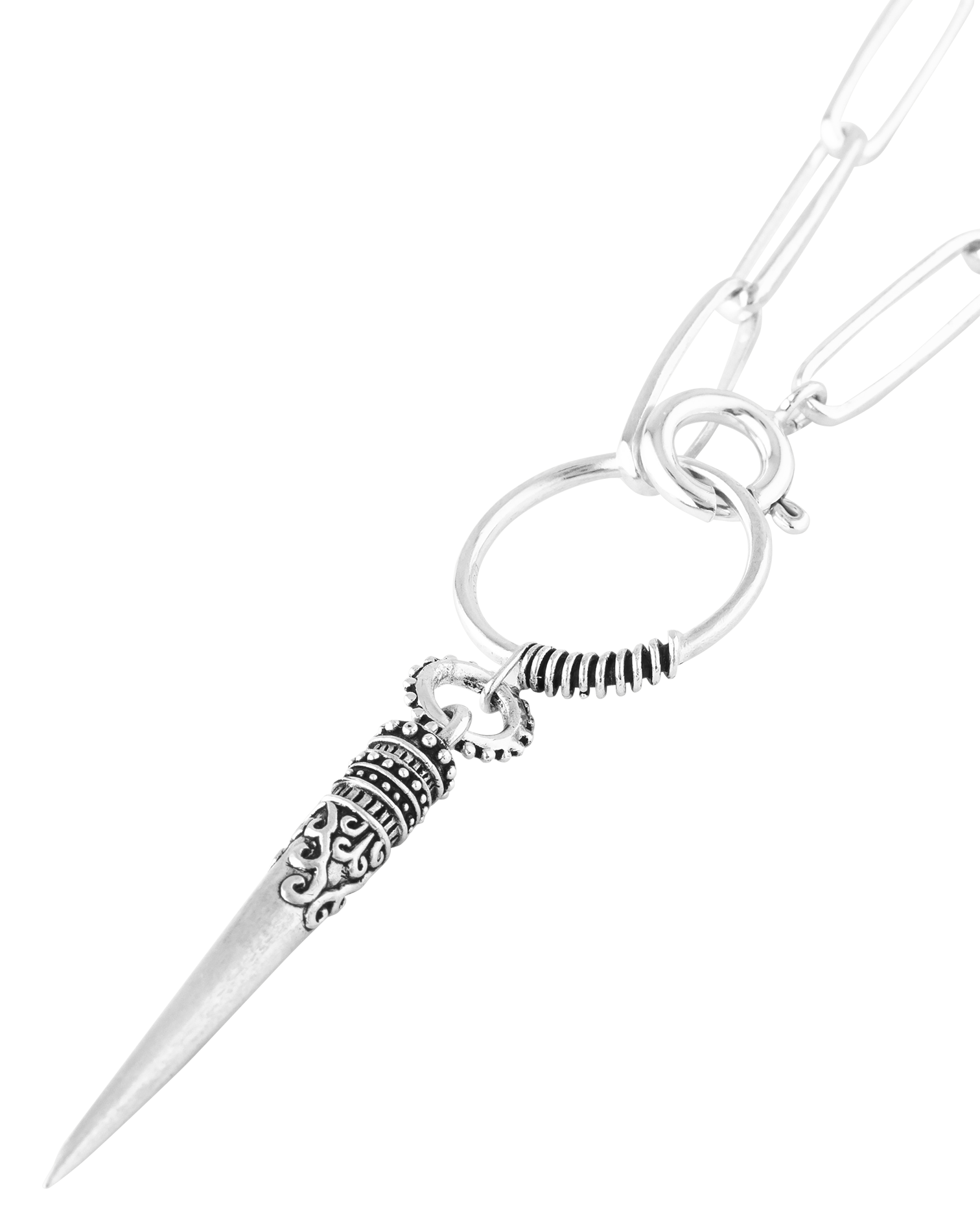 Sterling silver necklace BA&SH Silver