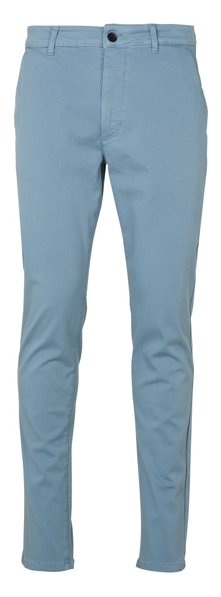 Straight-leg organic cotton-blend pants MINIMUM Blue