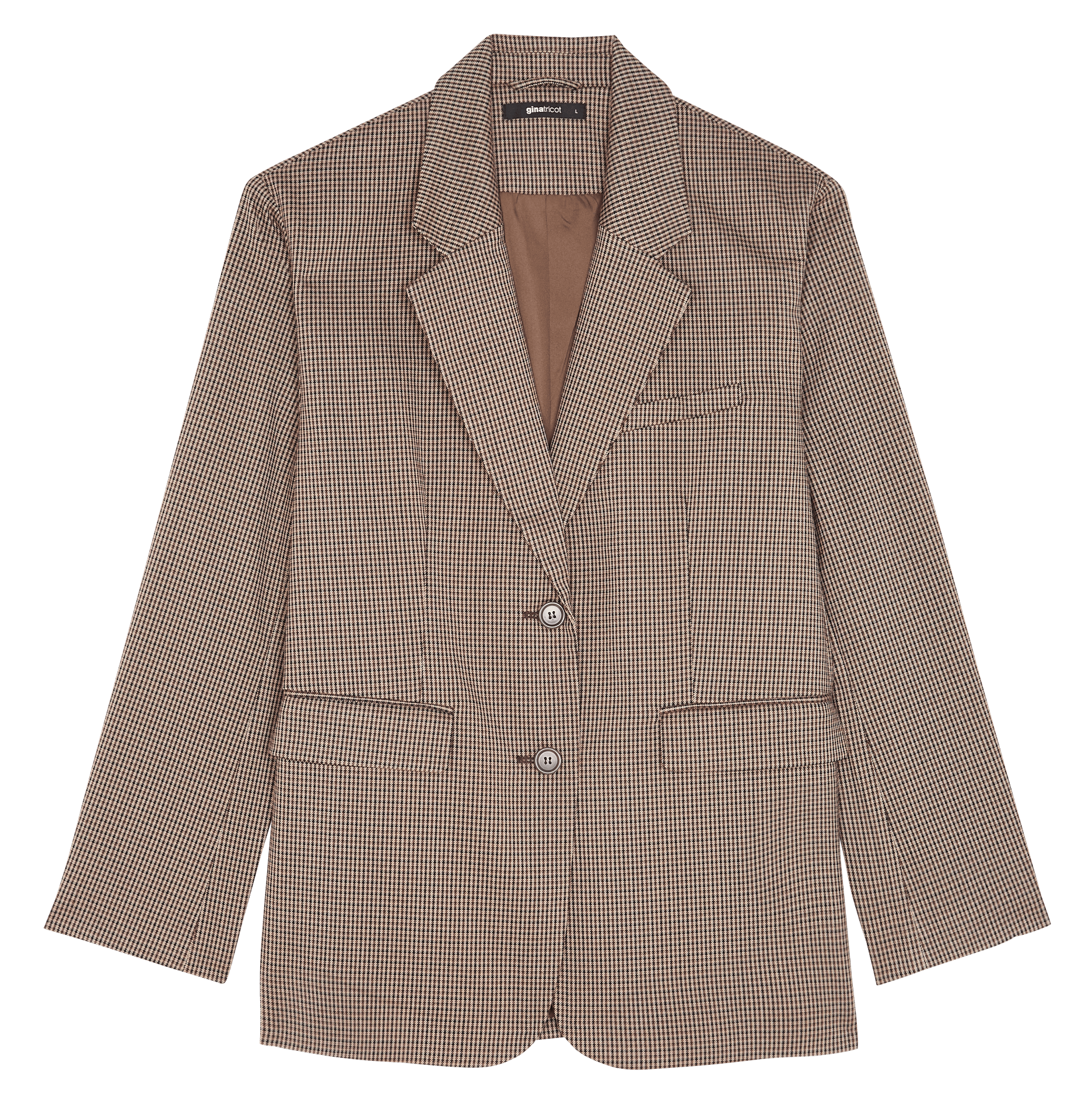 Blazer with tailored collar GINA TRICOT Multicolored