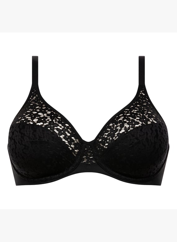 Moulded full-cup bra | Black by CHANTELLE Moulded full-cup bra Black