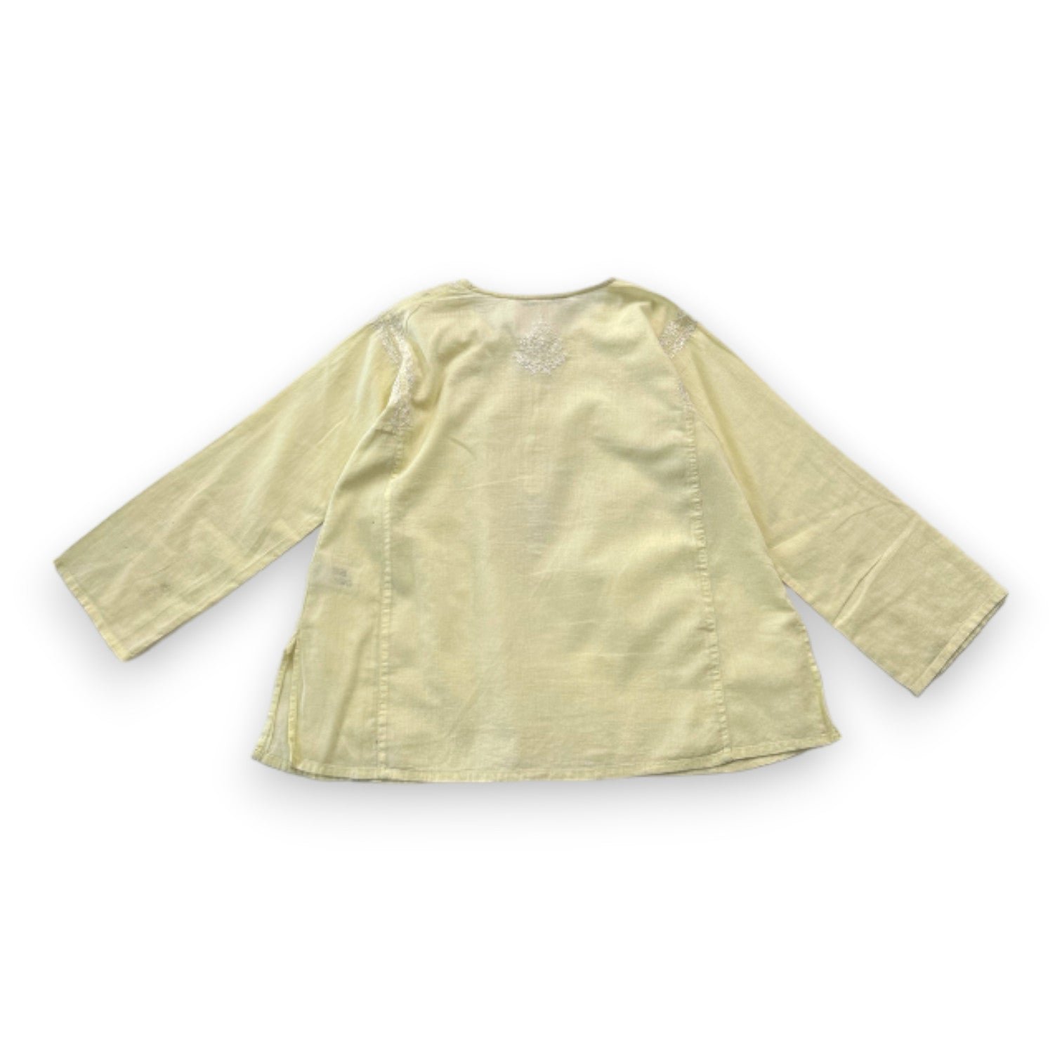 Yellow child's blouse - 8 years BONTON - Seconde Main Yellow