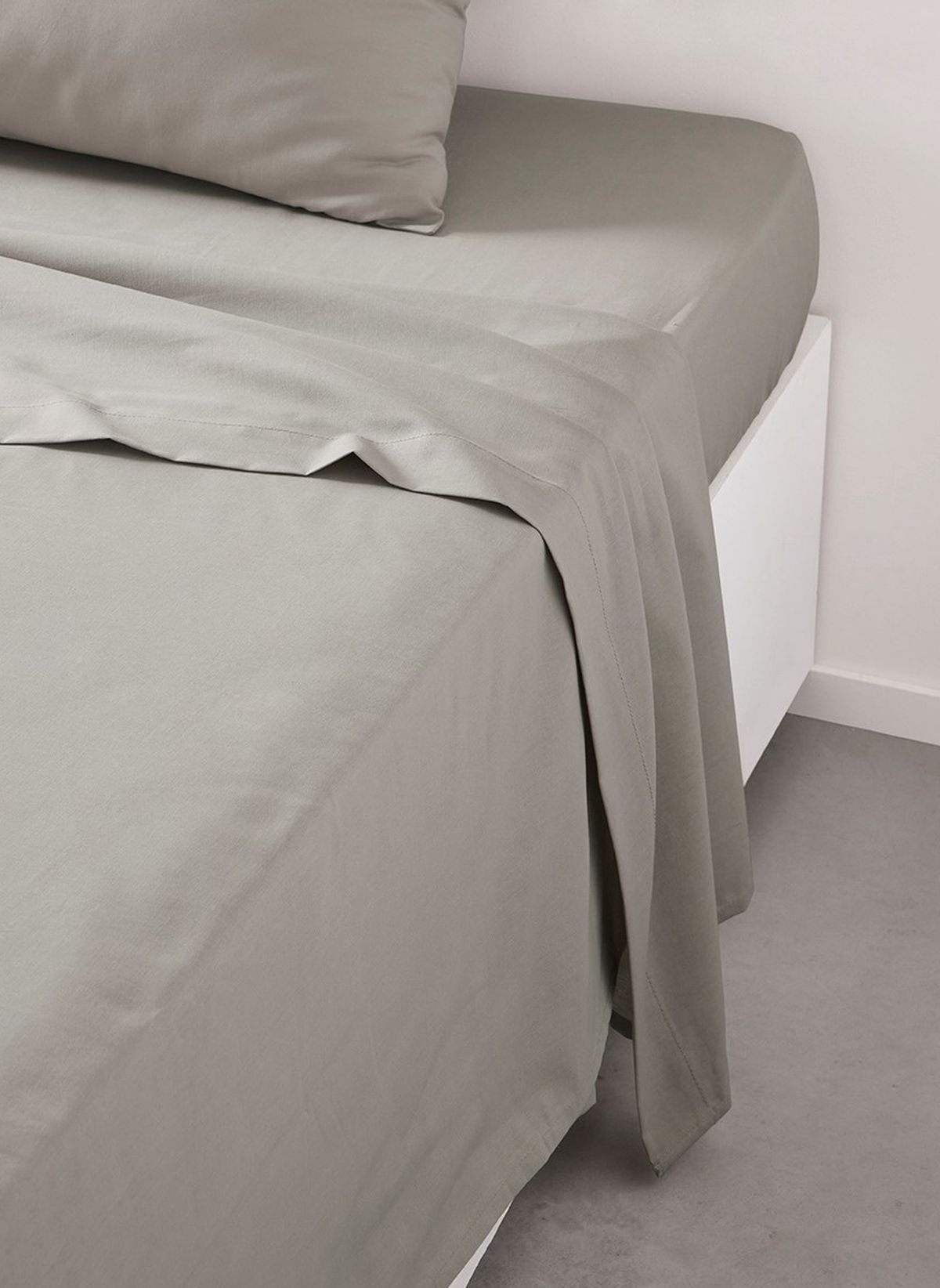 Flat sheet for bed in plain cotton TODAY LINGE DE MAISON Beige