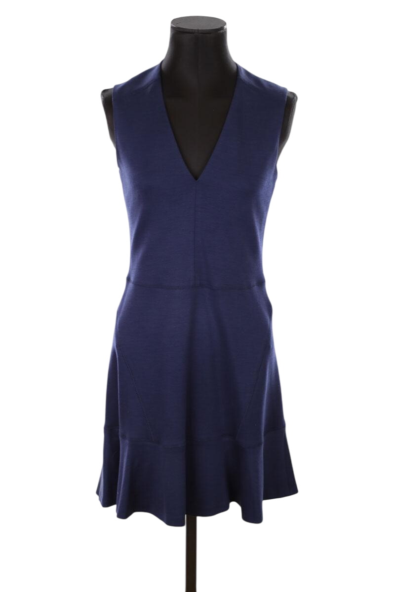 V-neck dress JOSEPH - Seconde Main Blue