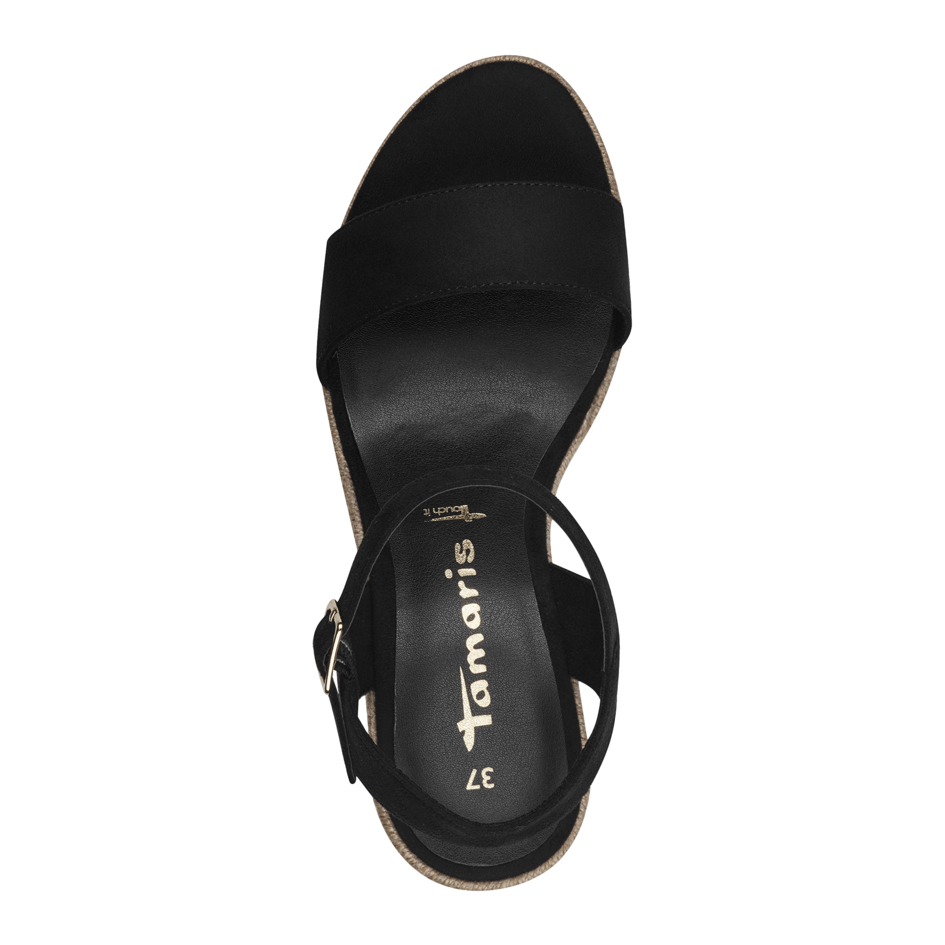 Touch-it wedge sandals TAMARIS Black