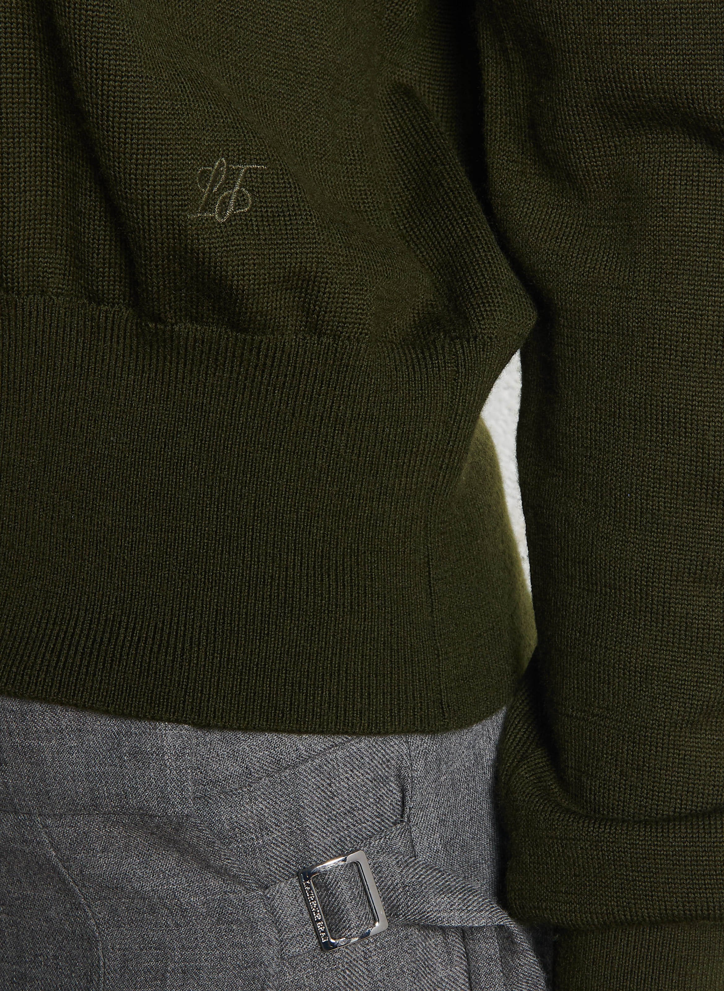 Oversize-Pullover aus Wolle LAURENCE BRAS Grun