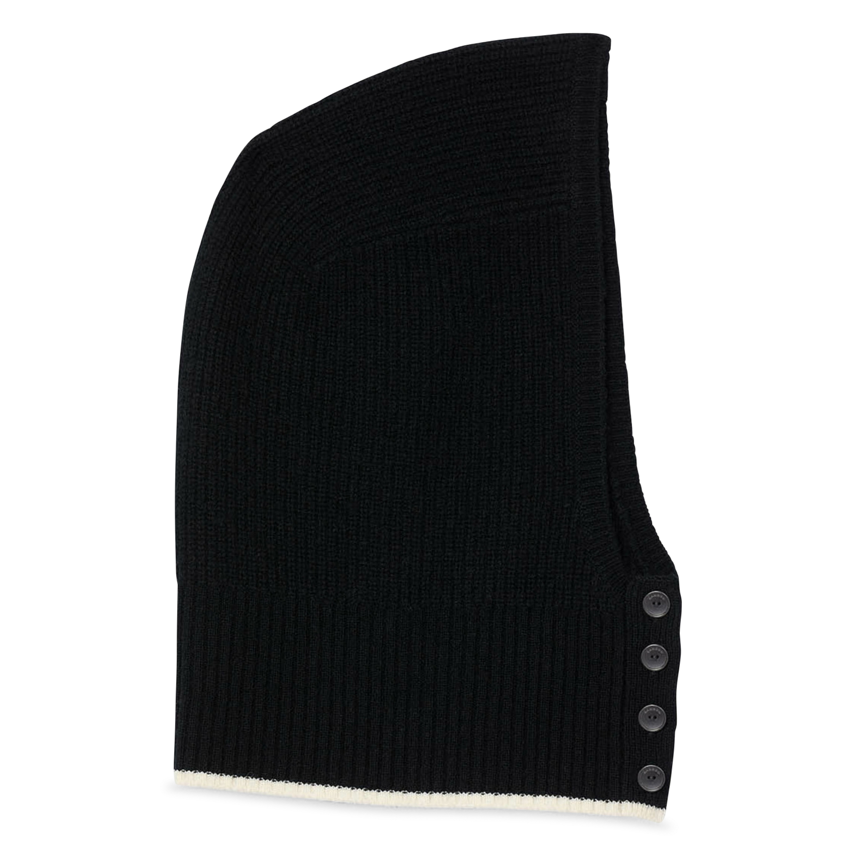 Geribbelde hoodie SANDRO Zwart