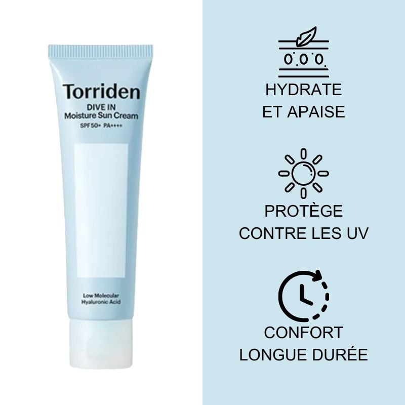 DIVE IN - MOISTURIZING HIGH PROTECTION SUN CREAM TORRIDEN No color