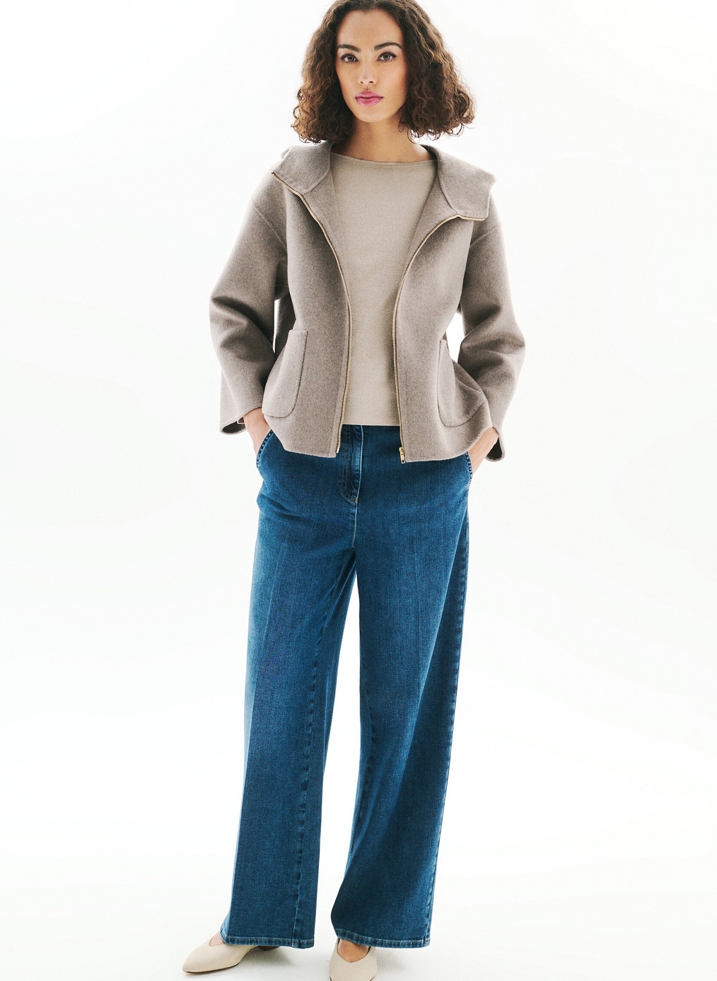 Sweat oversize à capuche CAROLL Marron