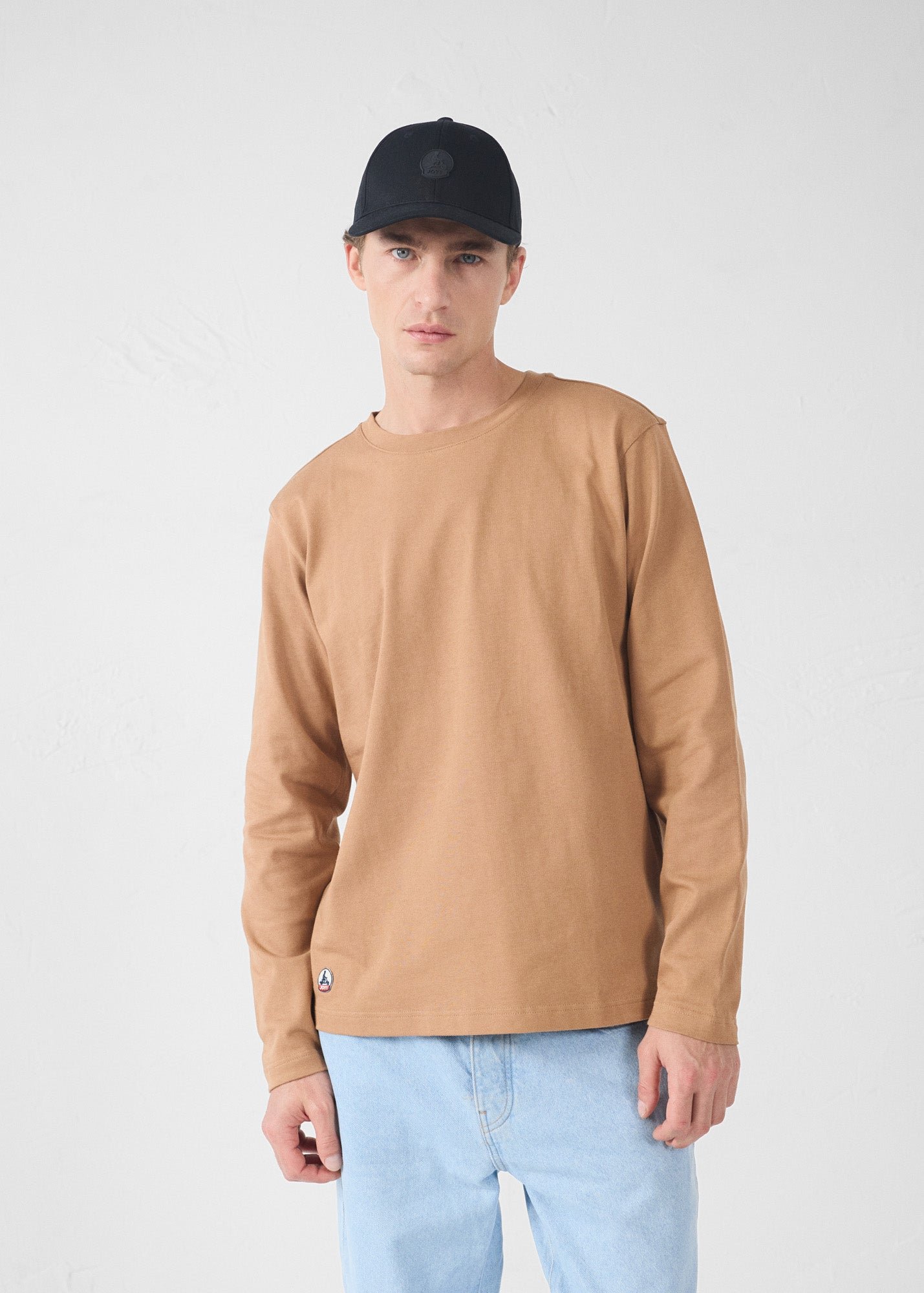 Emilio round neck T-shirt JOTT Brown