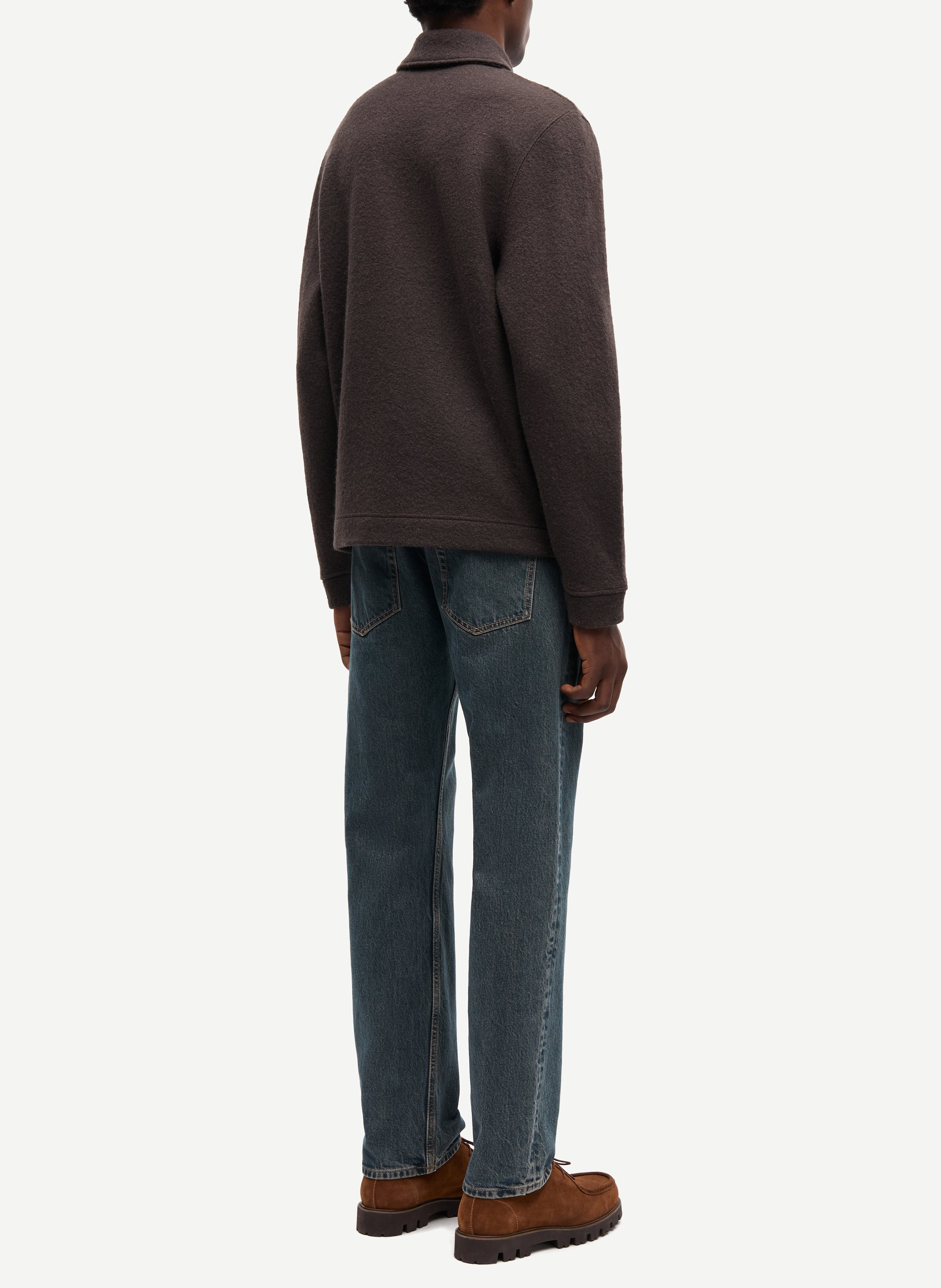 Veste en laine SAMSOE SAMSOE Marron