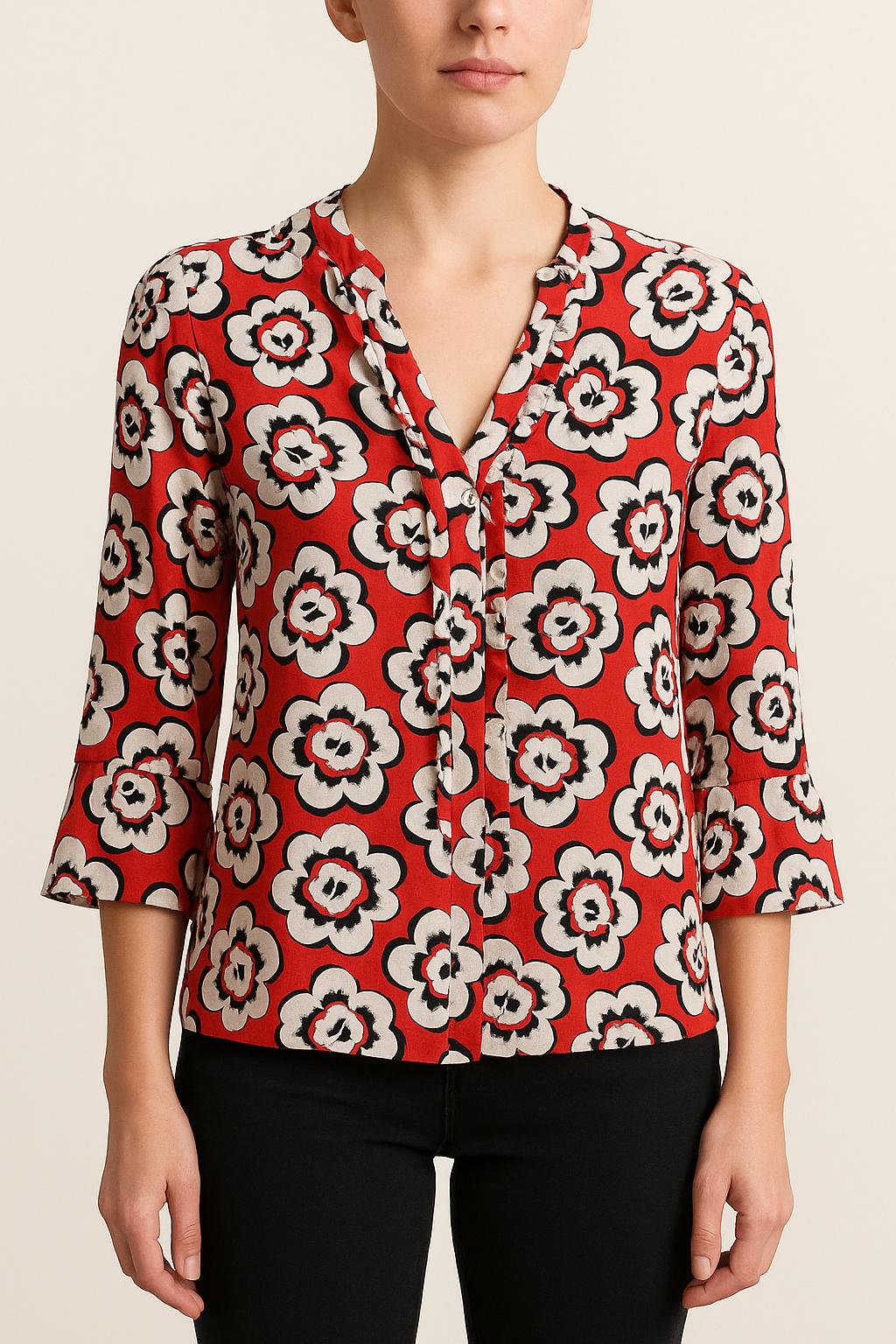 Blouse TARA JARMON - Seconde Main Red