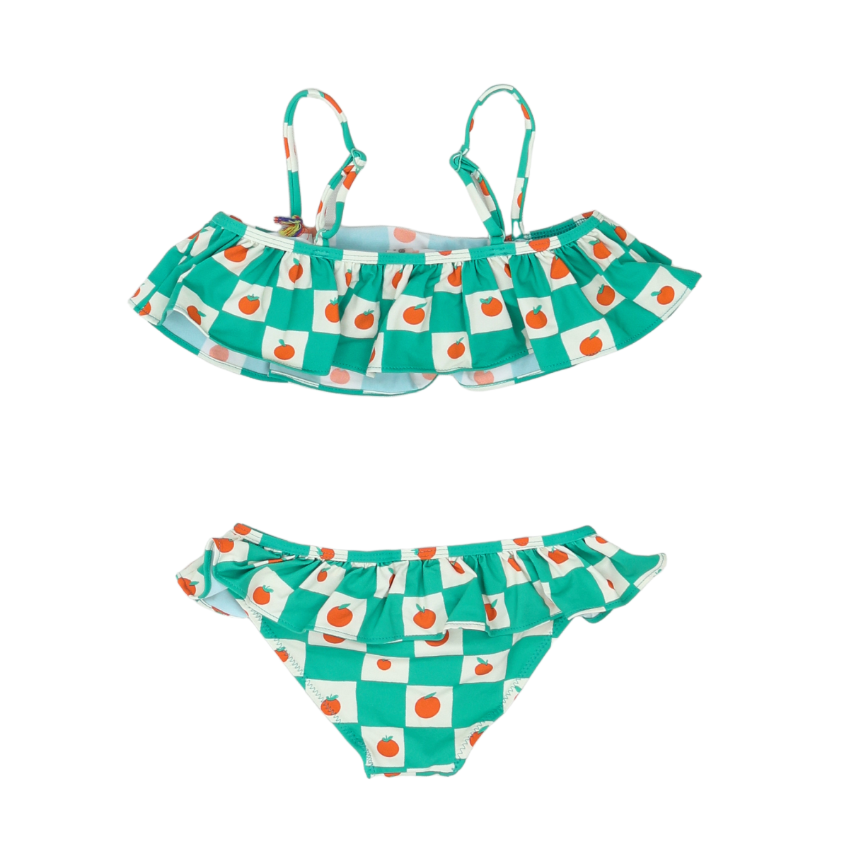 Green 2-piece kids swimsuit - 4 years BOBO CHOSES - Seconde Main Green
