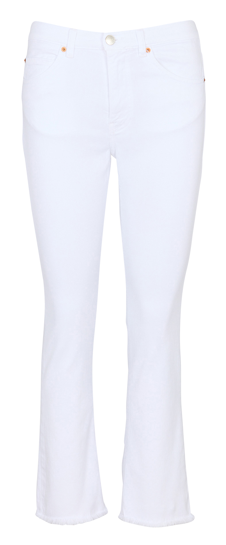 Flared jeans - katoenblend Wit