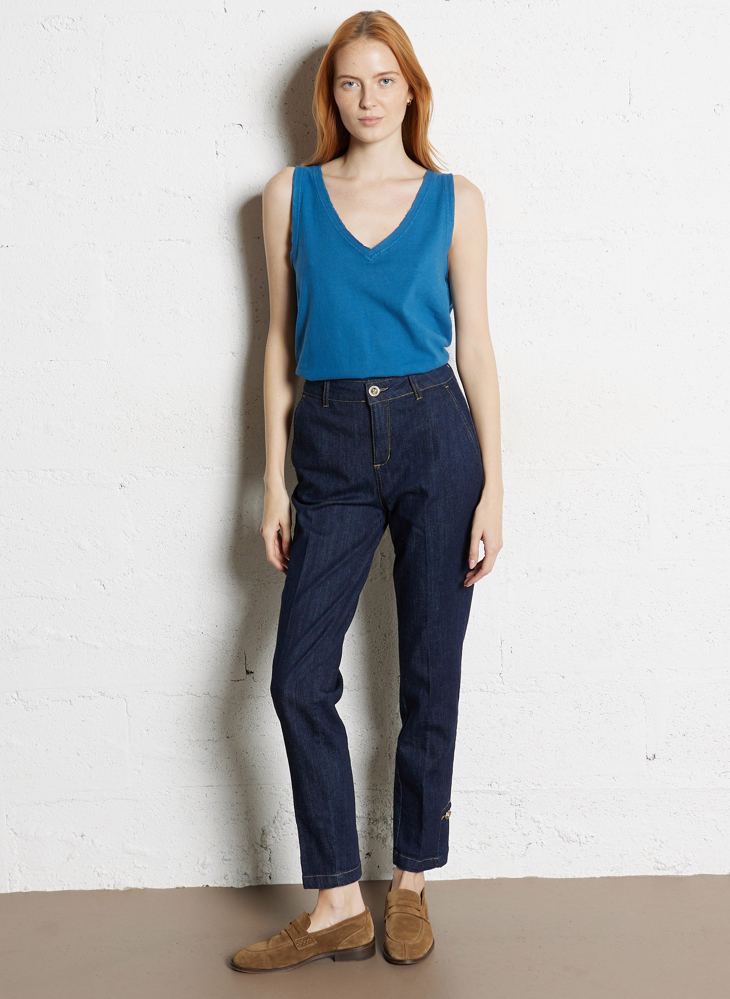 Jean droit  LIU JO Bleu