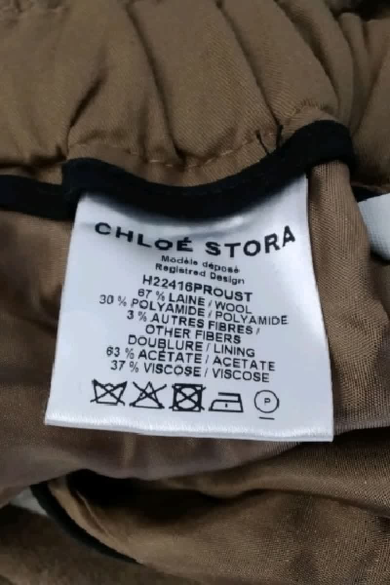 Carrot trousers CHLOE STORA - SECONDE MAIN Brown