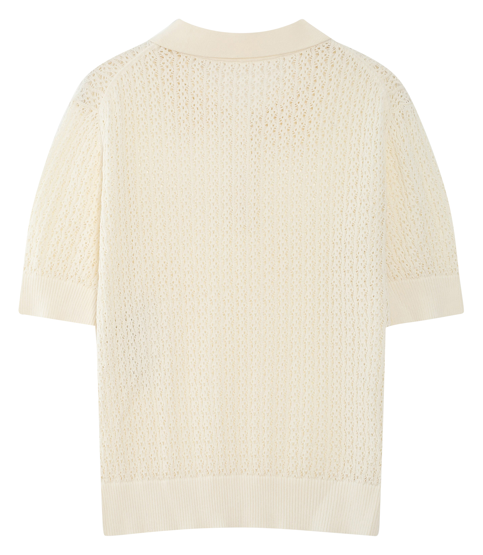 Polo en coton mélangé GRACE ET MILA Blanc