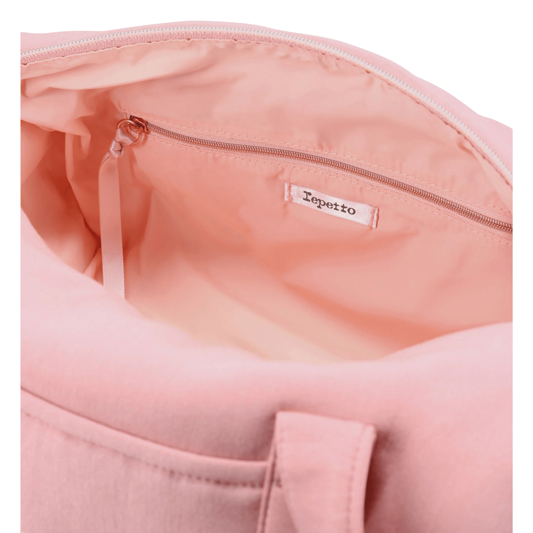 Large solid logo duffel bag REPETTO Pink