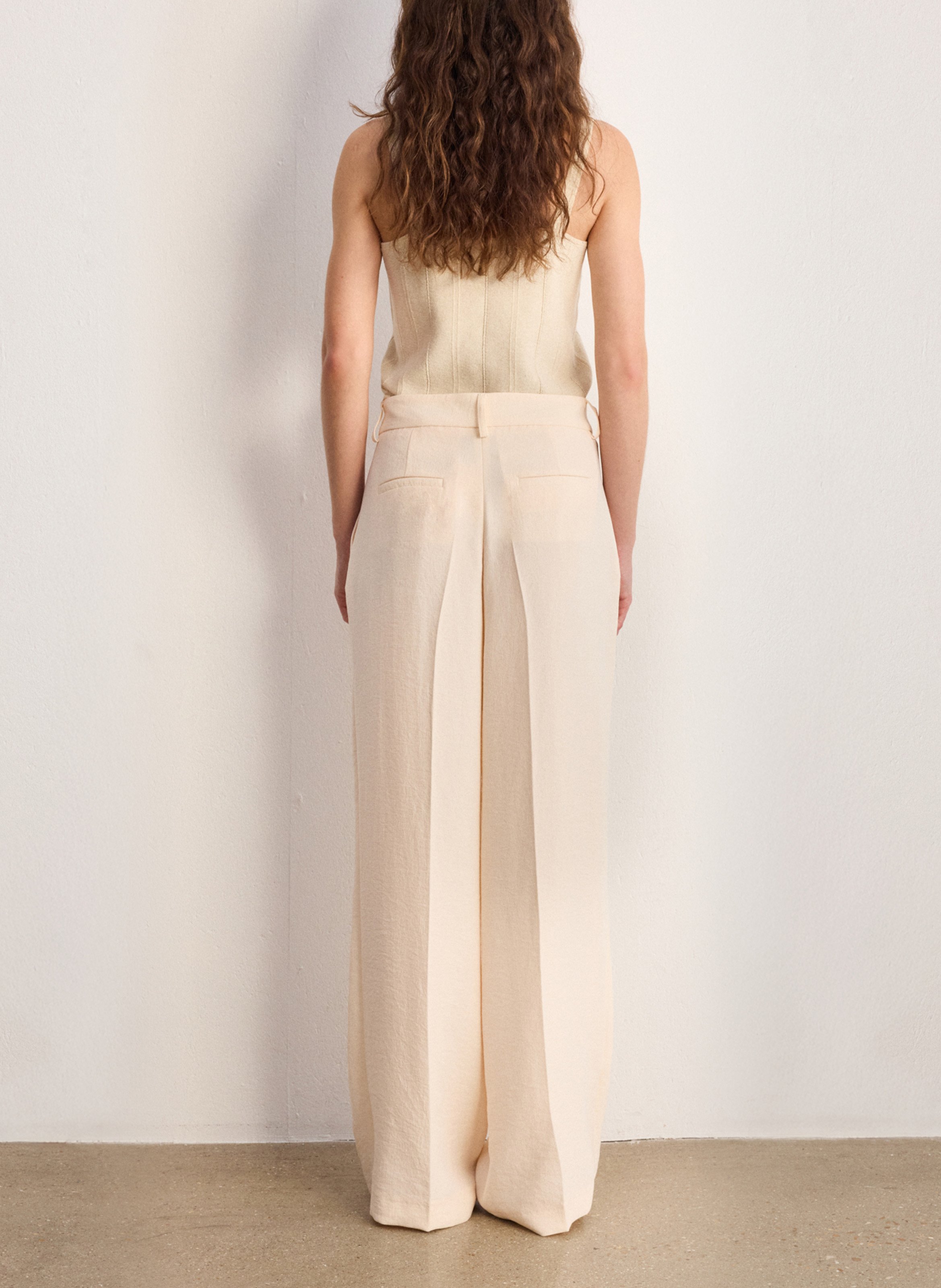Wide trousers PABLO Beige
