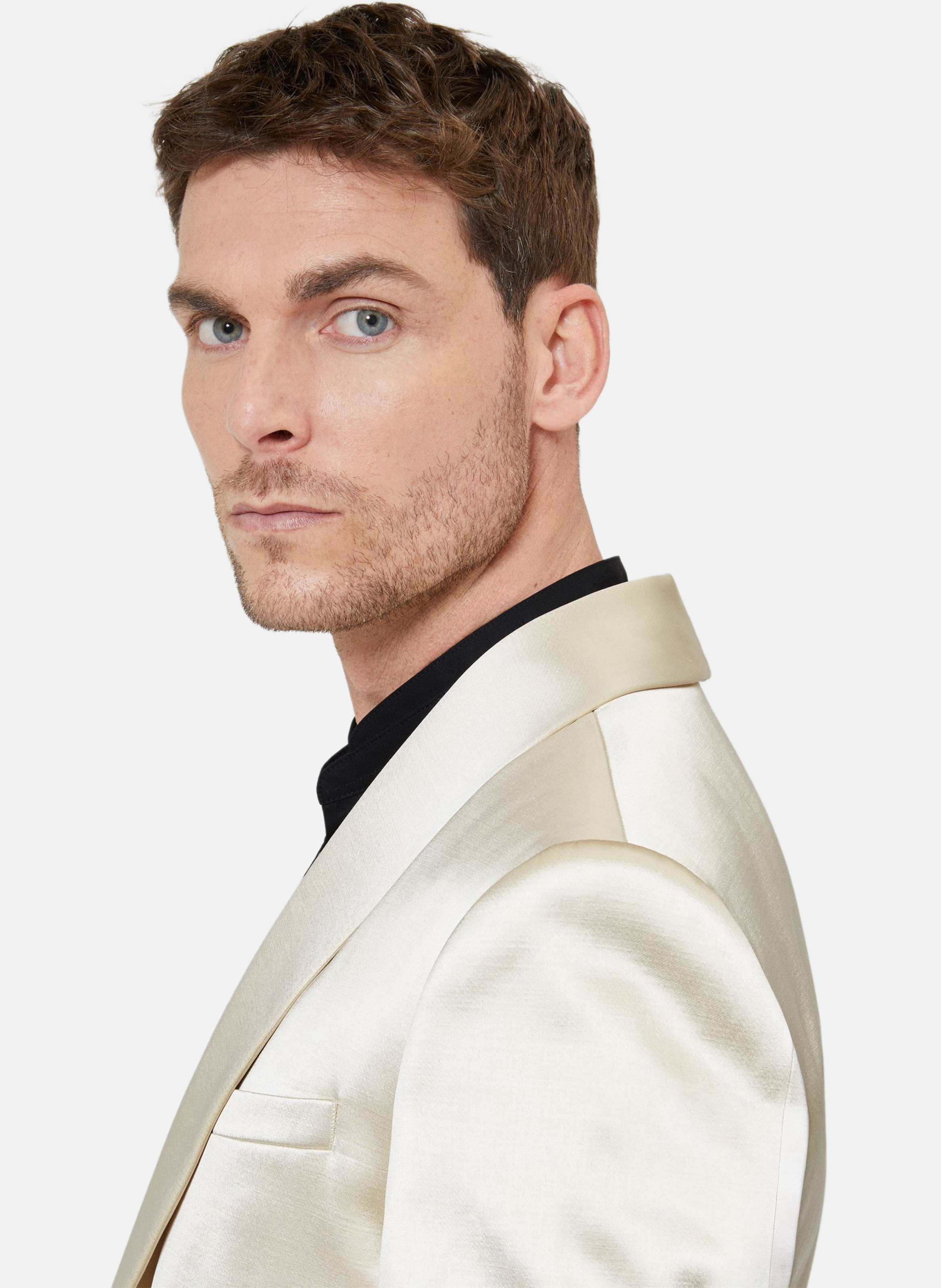 Bead-embroidered dress THE KOOPLES Beige