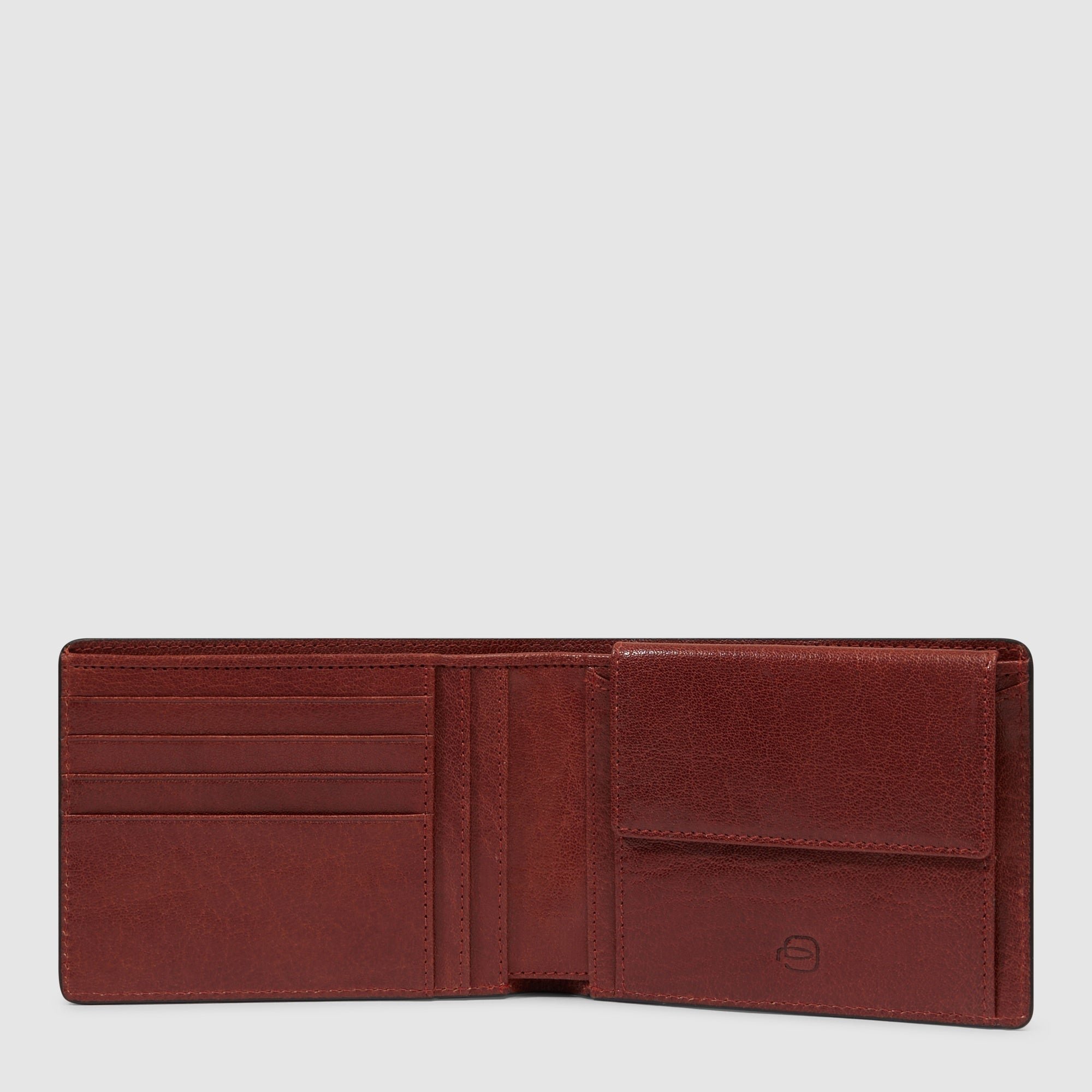 Babylon leather wallet PIQUADRO Red