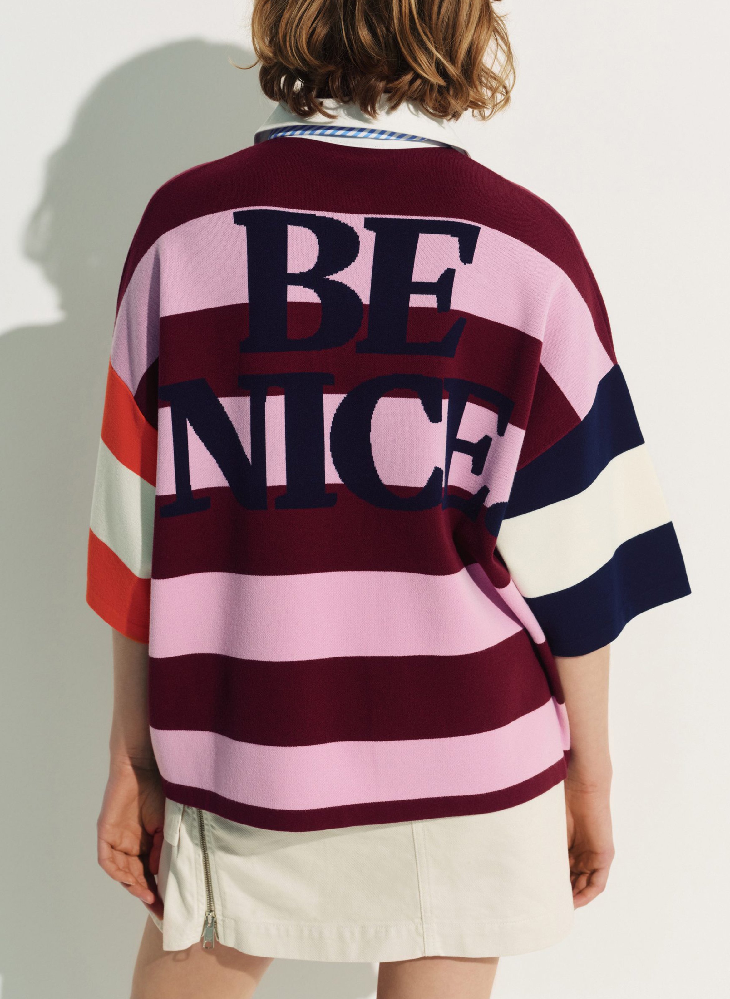 Polo de rayas ESSENTIEL ANTWERP Rojo