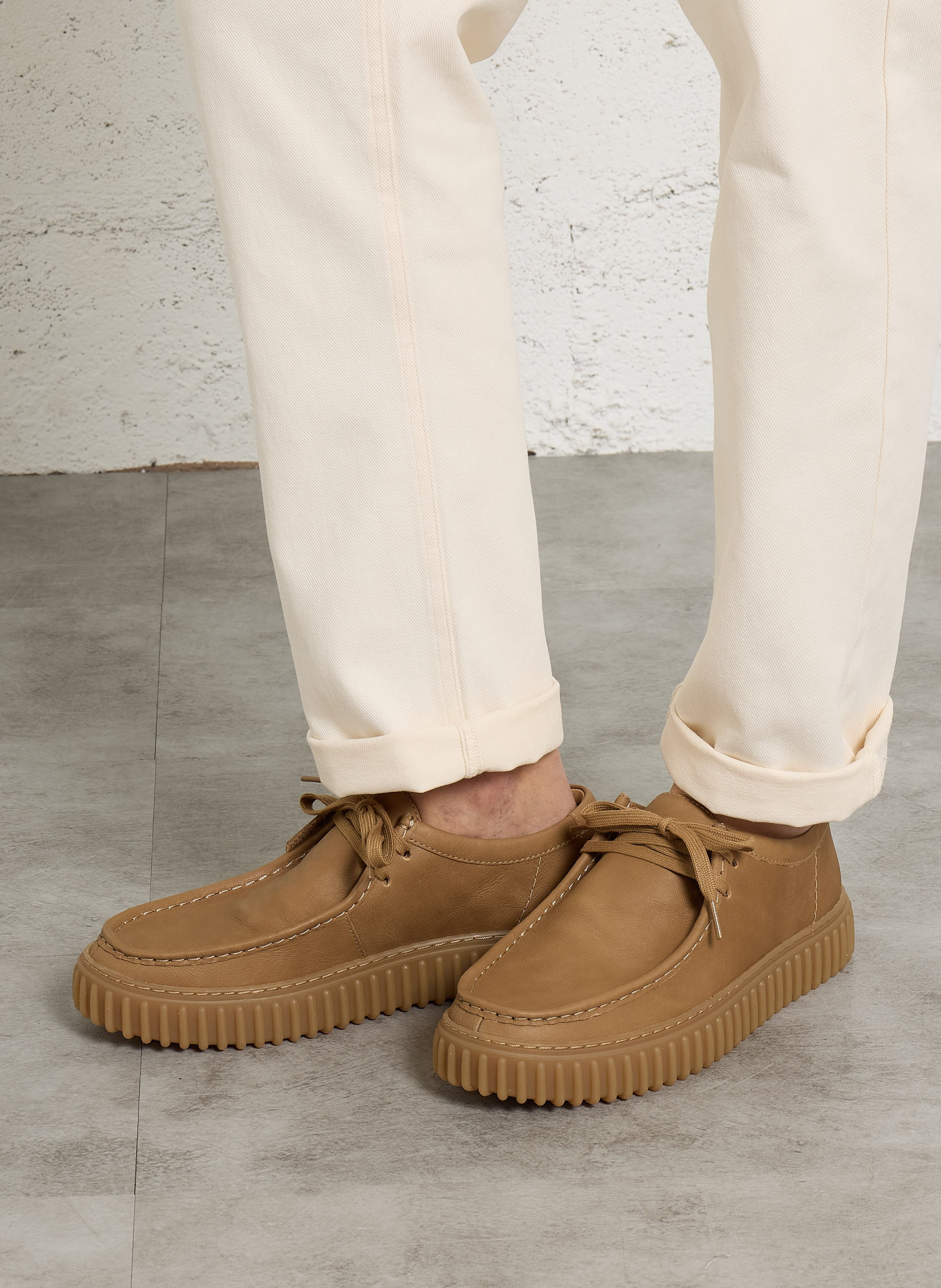 Mocassins en cuir CLARKS Marron