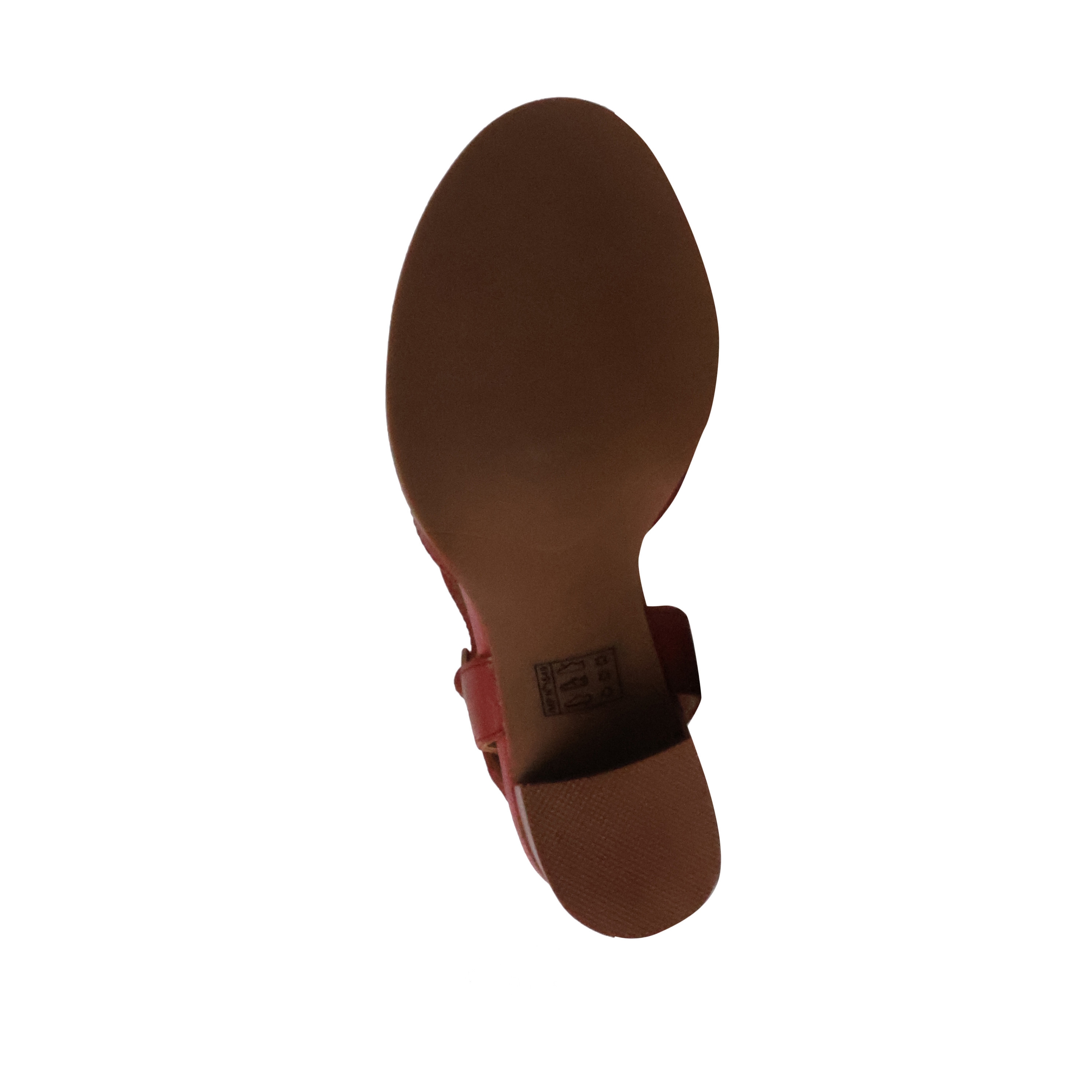 Elsa leather high heel sandals EMILIE KARSTON Red