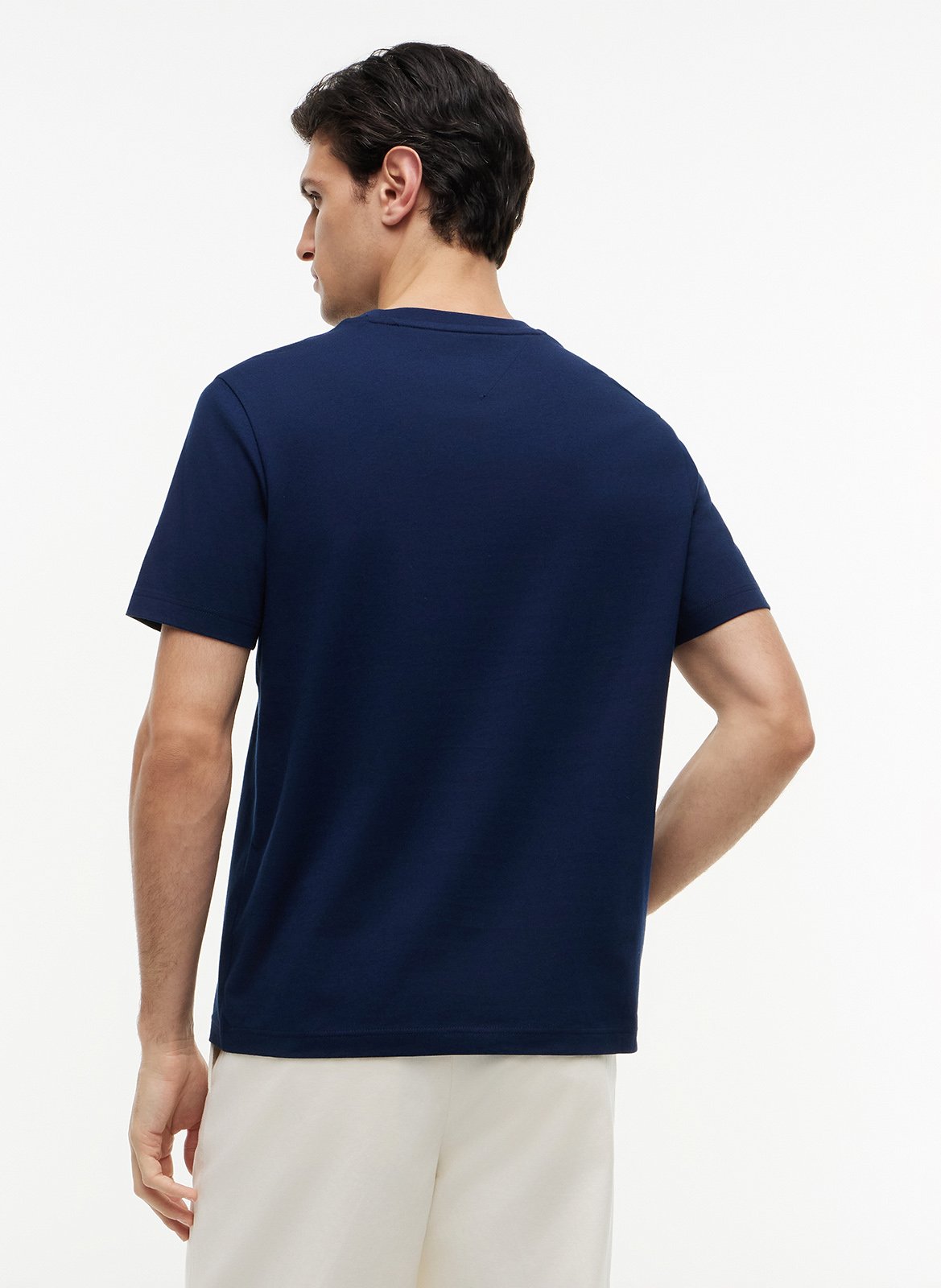 Bedrucktes T-Shirt mit Rundhalsausschnitt TOMMY HILFIGER Blau