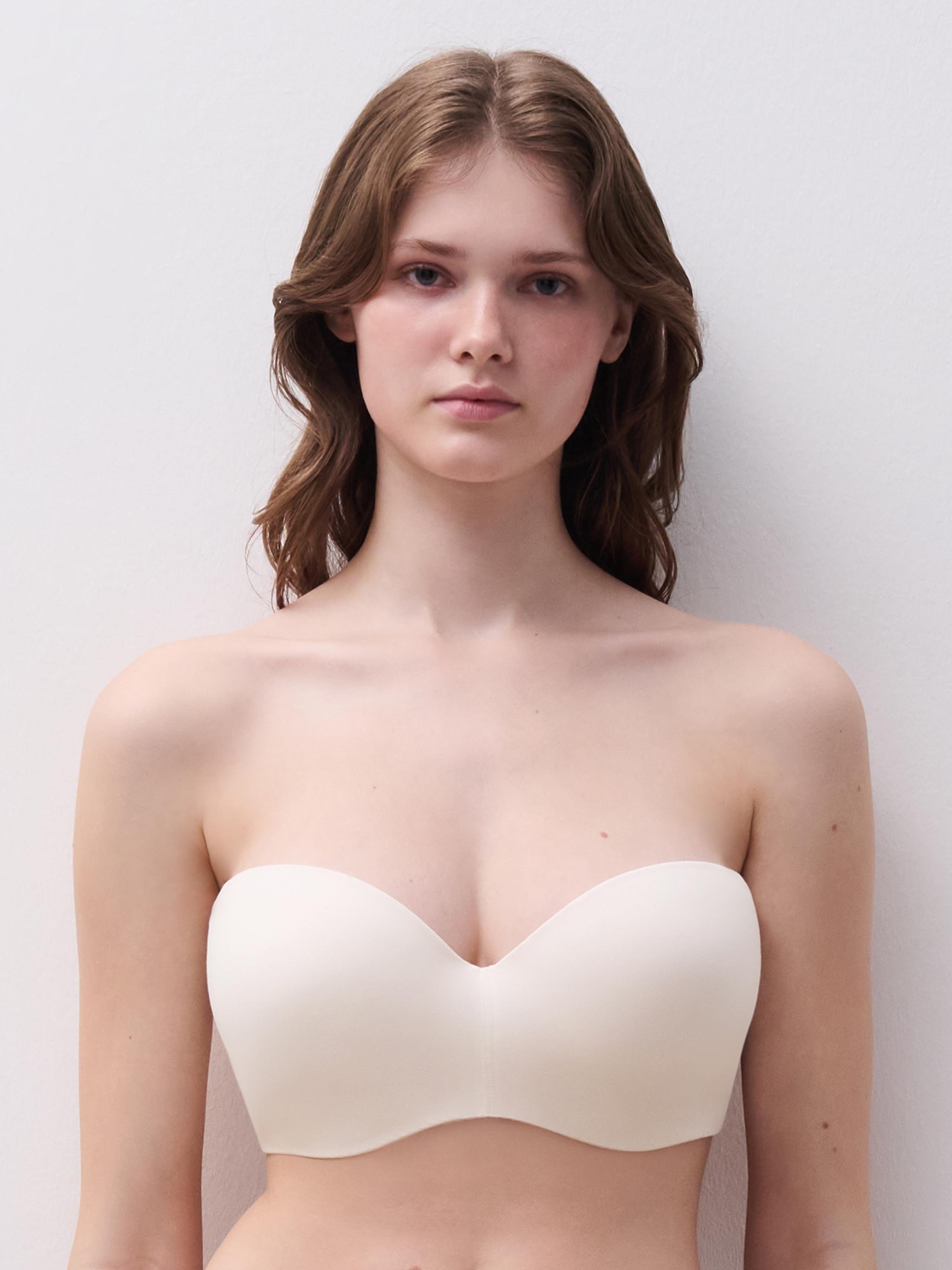 Bandeau bra with cups and removable straps CHANTELLE