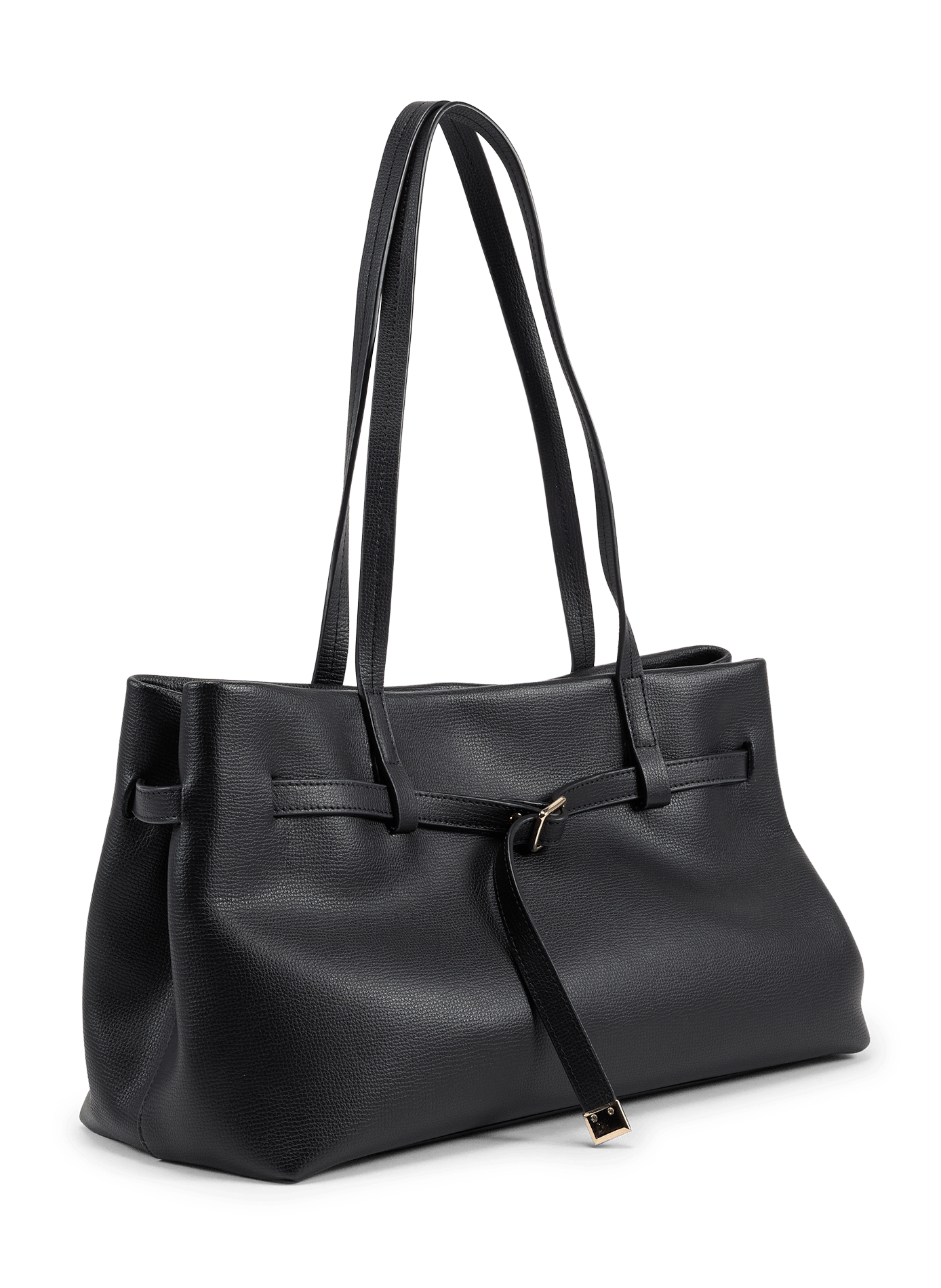 Shoulder bag in leather ilen SAISON 1865 Black