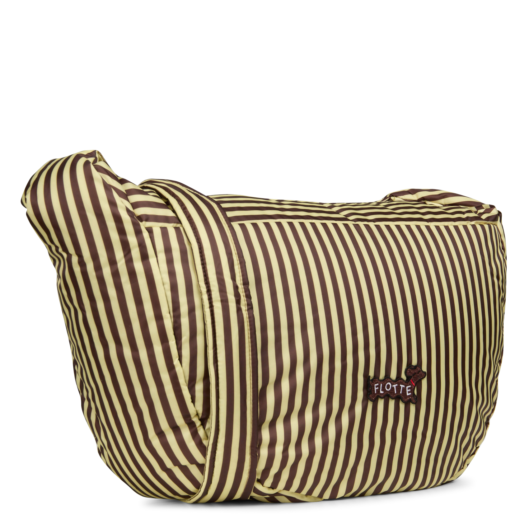 Sac banane rayé avec broderie FLOTTE Gelb
