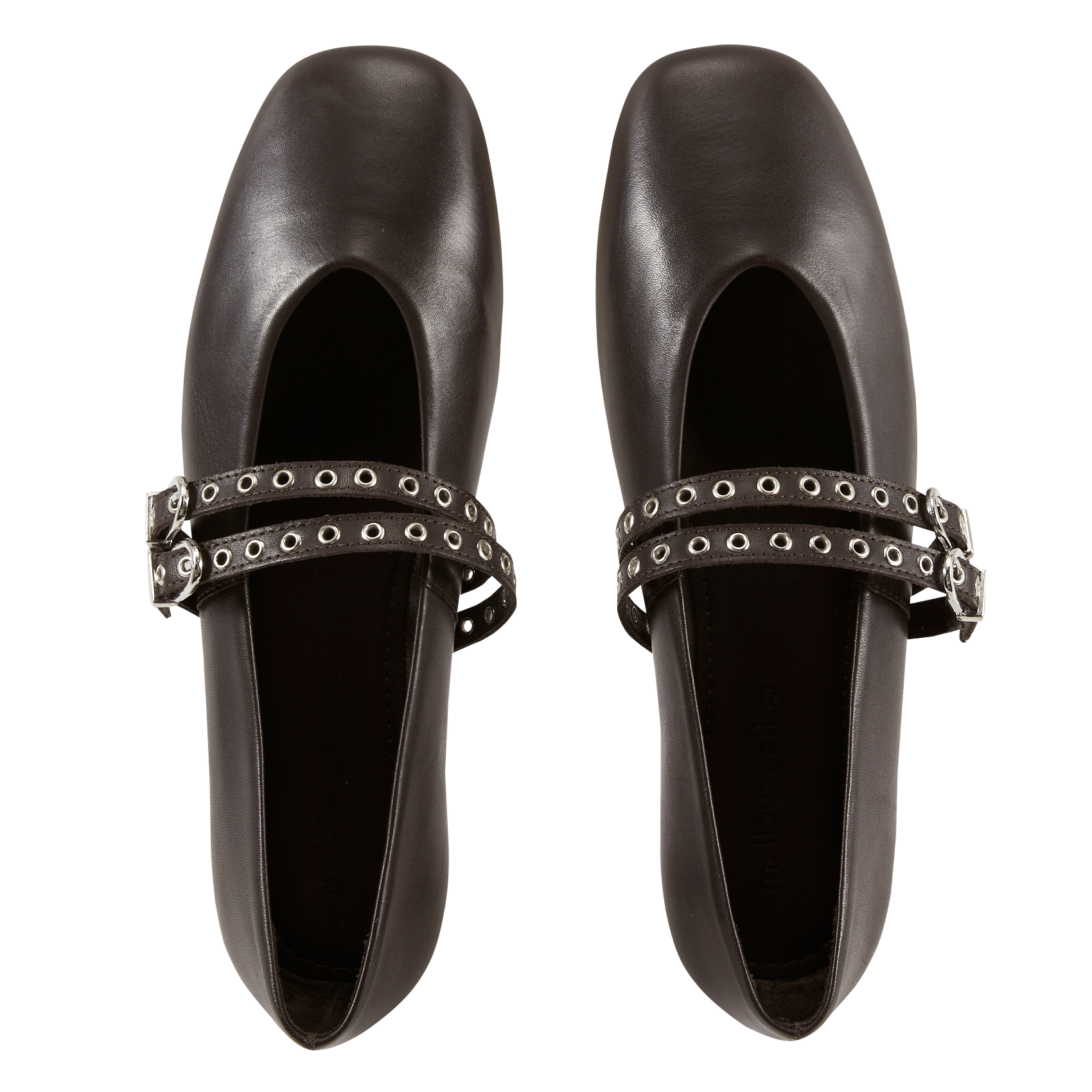 Ballerines en cuir | Marron MELLOW YELLOW Femme