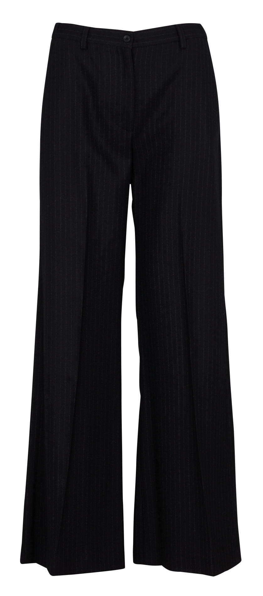 Pantalon large en laine mélangée DIEGA Noir