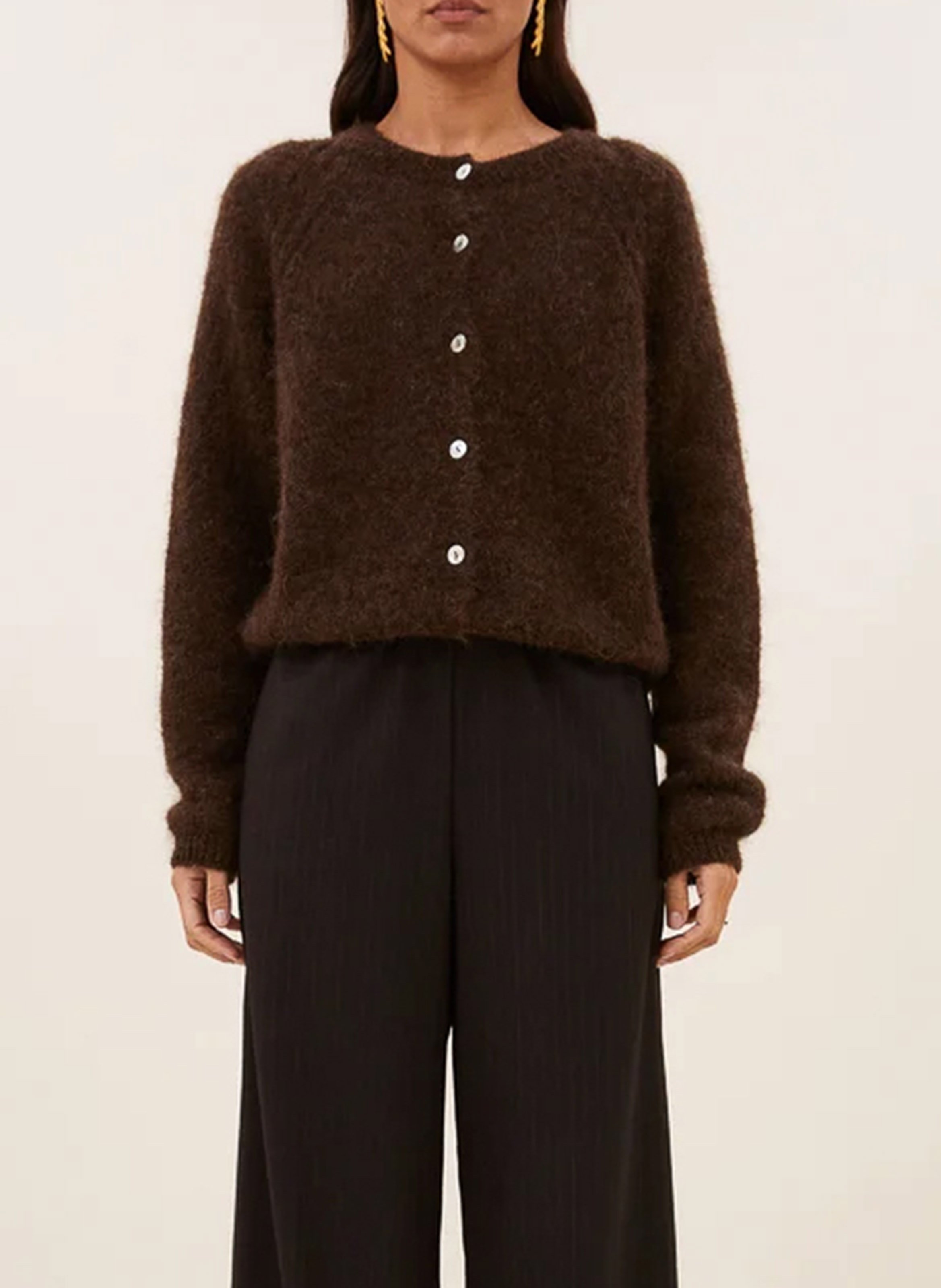 Gilet oversize en laine mélangée BY BAR