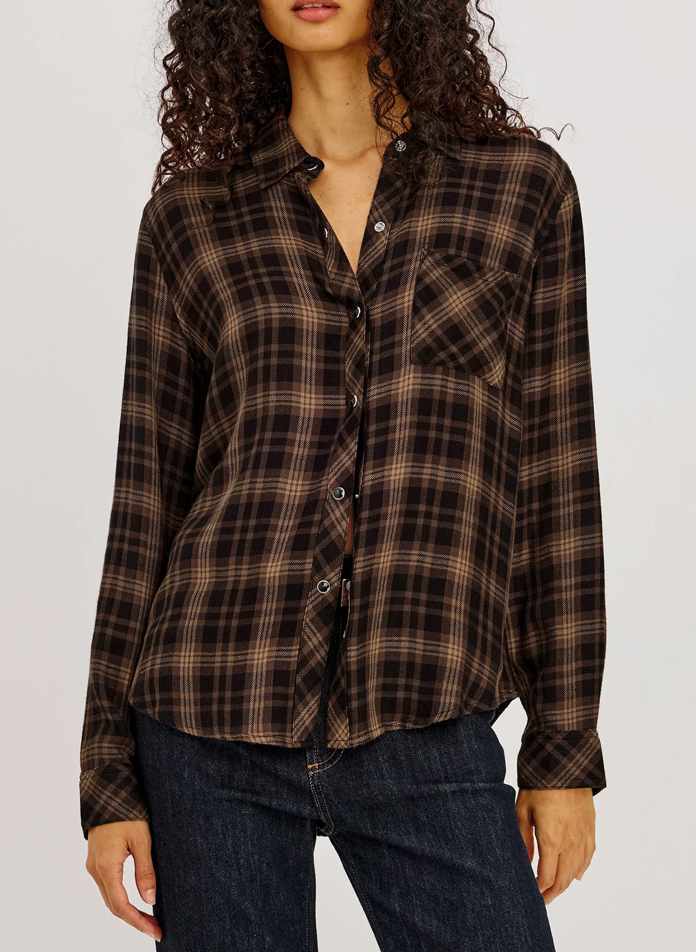 Straight checked shirt RAILS
