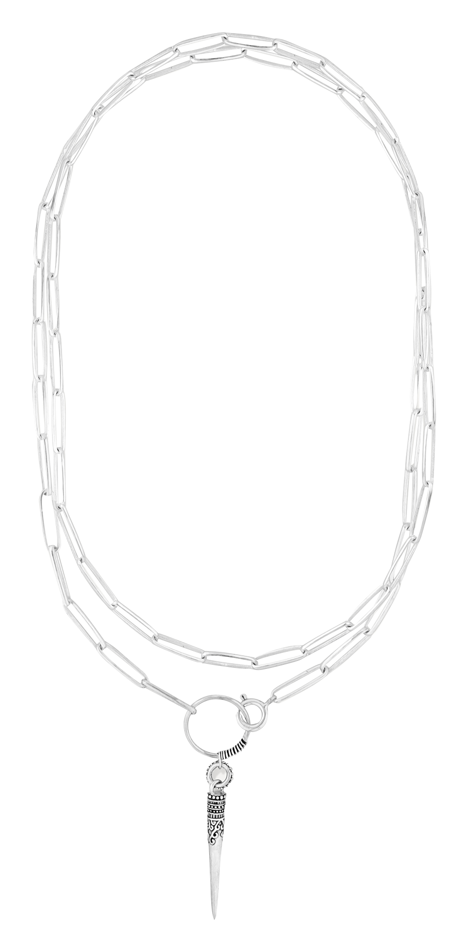 Sterling silver necklace BA&SH Silver