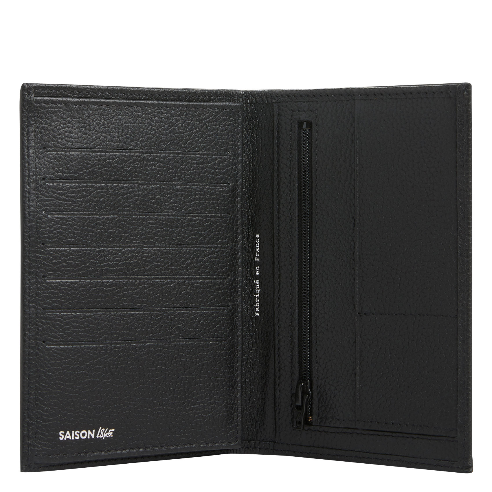 Leather wallet SAISON 1865 Black