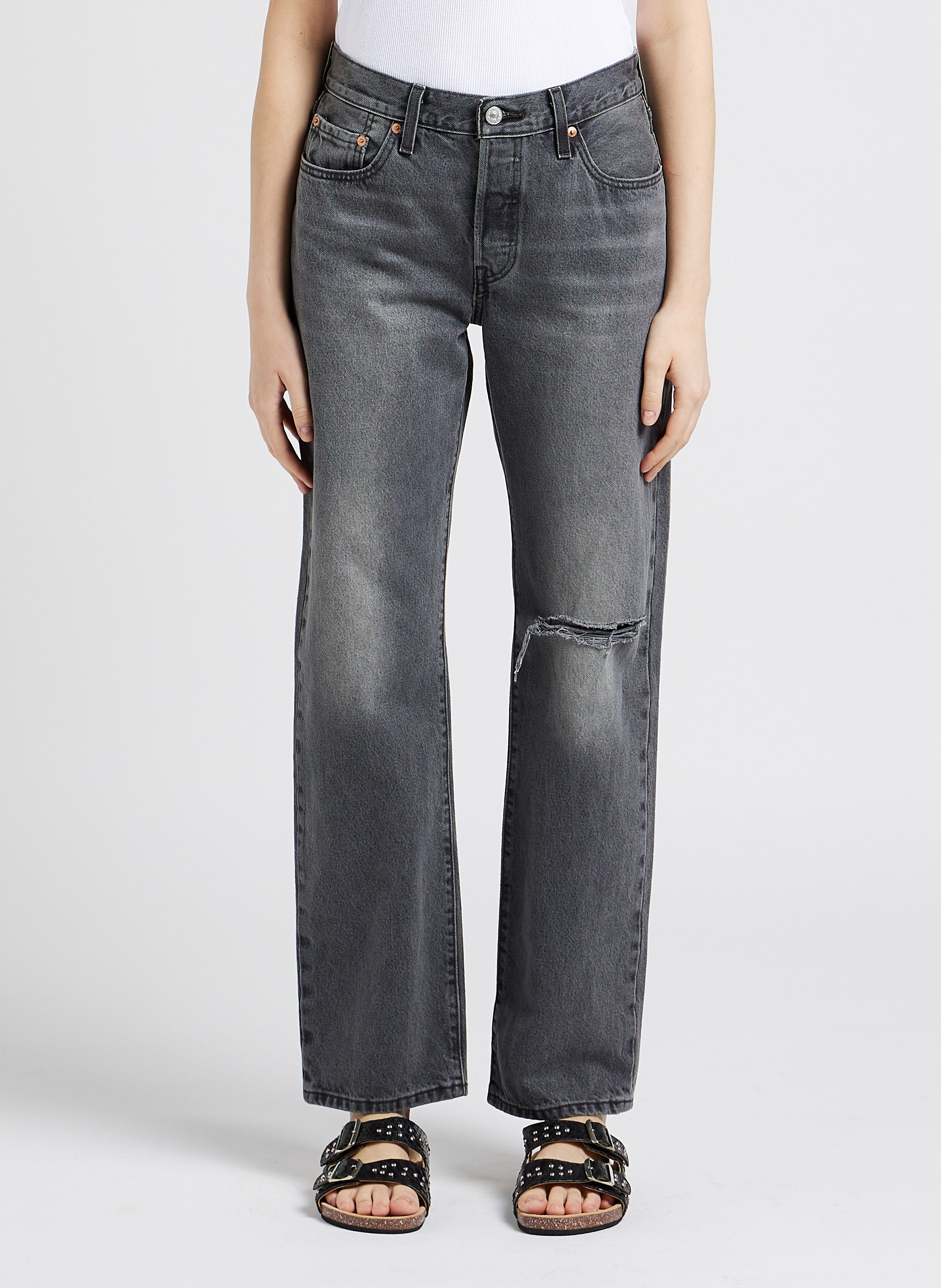 Jean coupe ample taille mi-haute  LEVI'S Noir