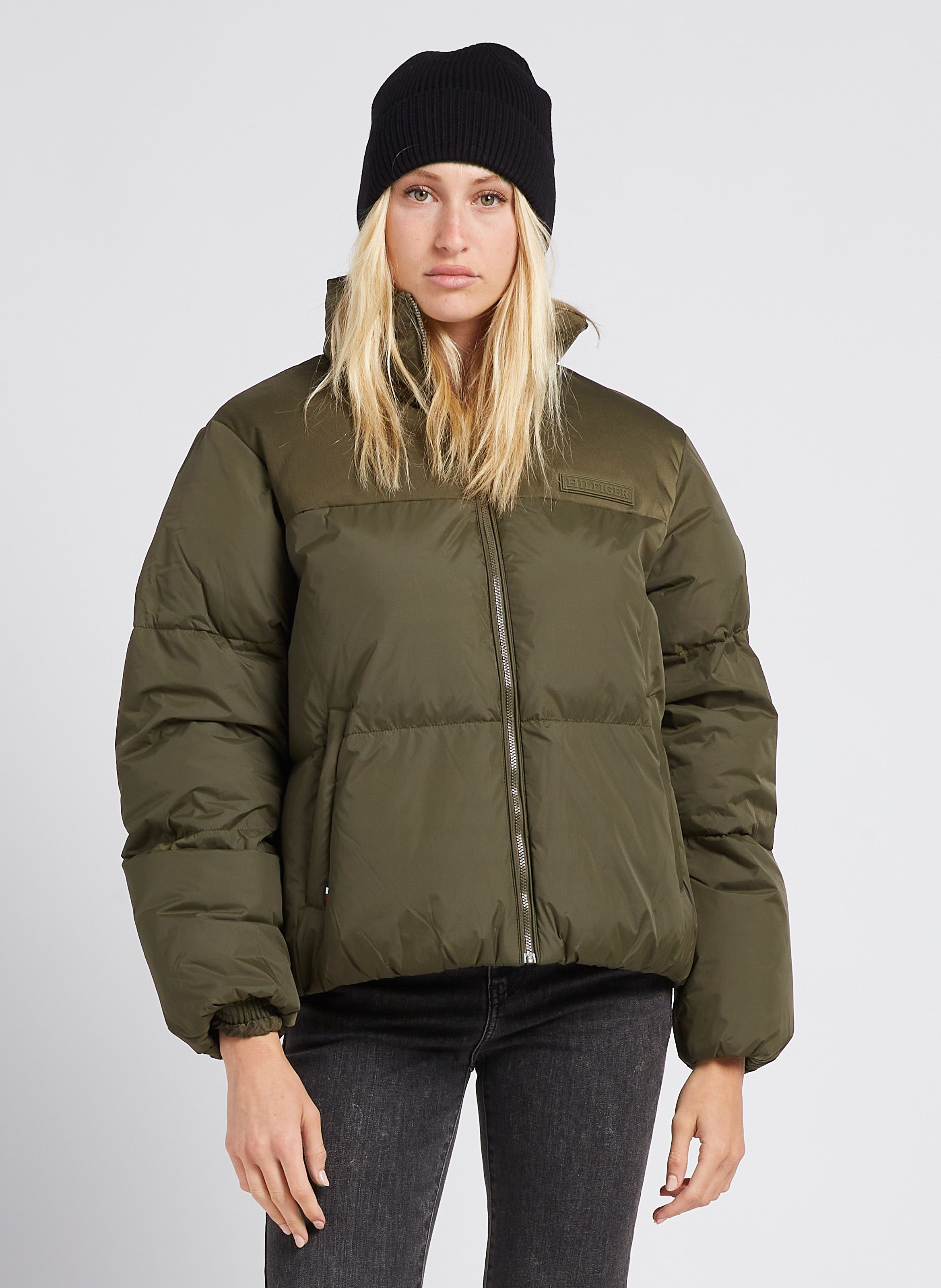 Tommy hilfiger store khaki jacket women's