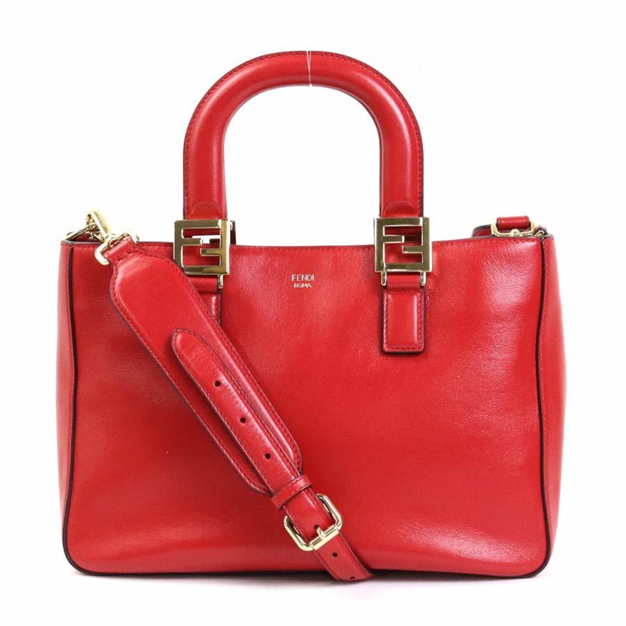 Sac top fendi rouge