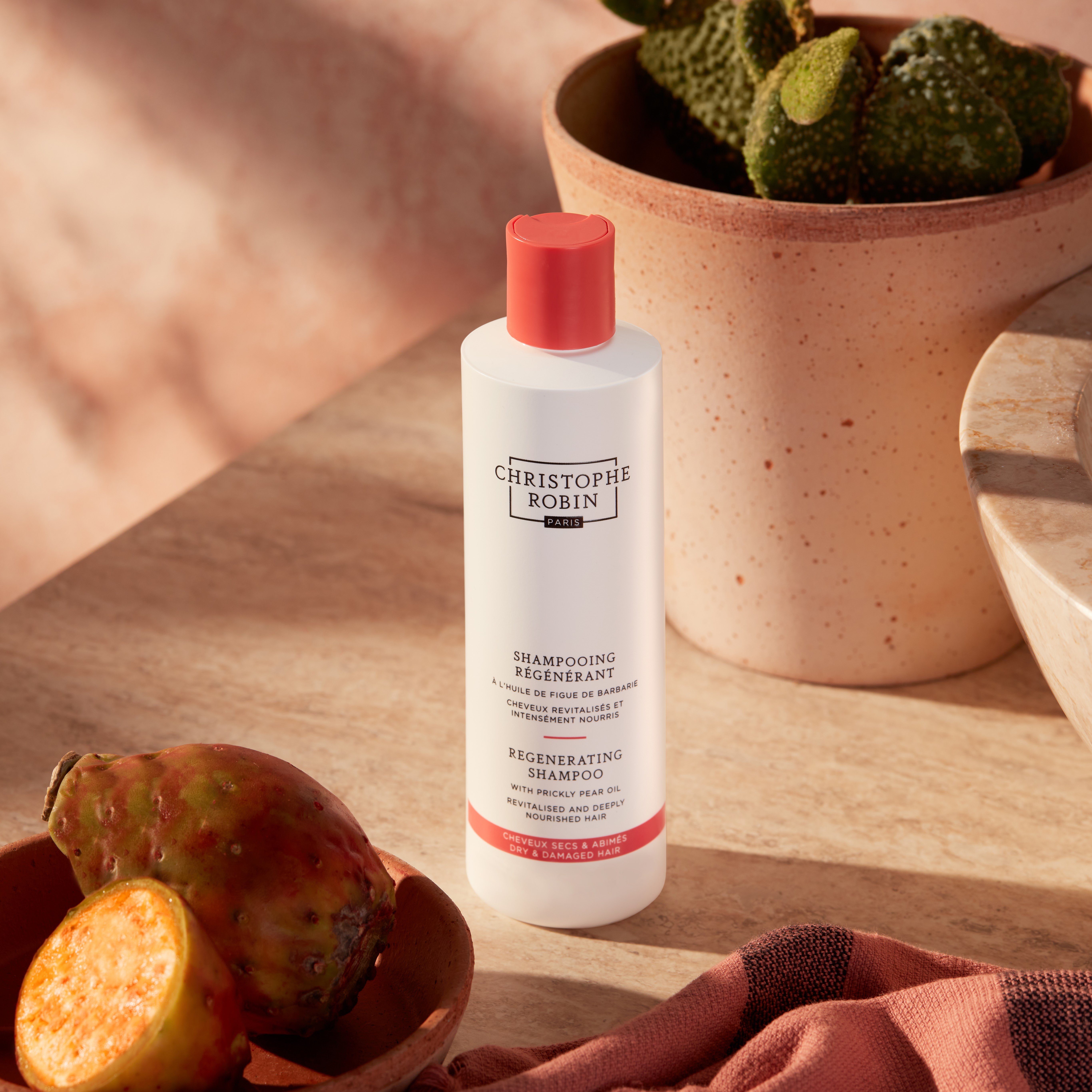 Shampooing régénérant à l'huile de figue de barbarie CHRISTOPHE ROBIN No color