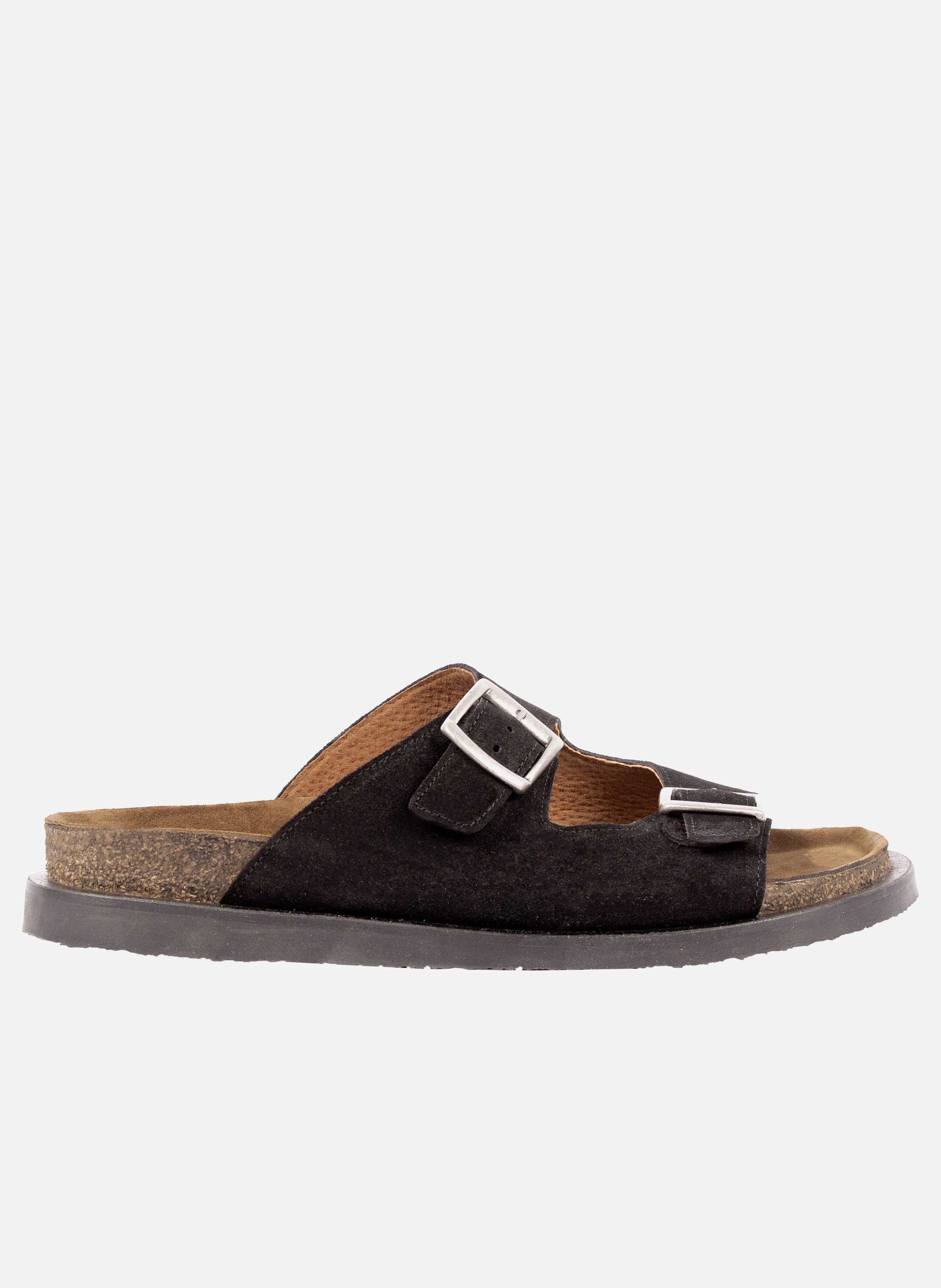 Cork leather suede mules JULES & JENN