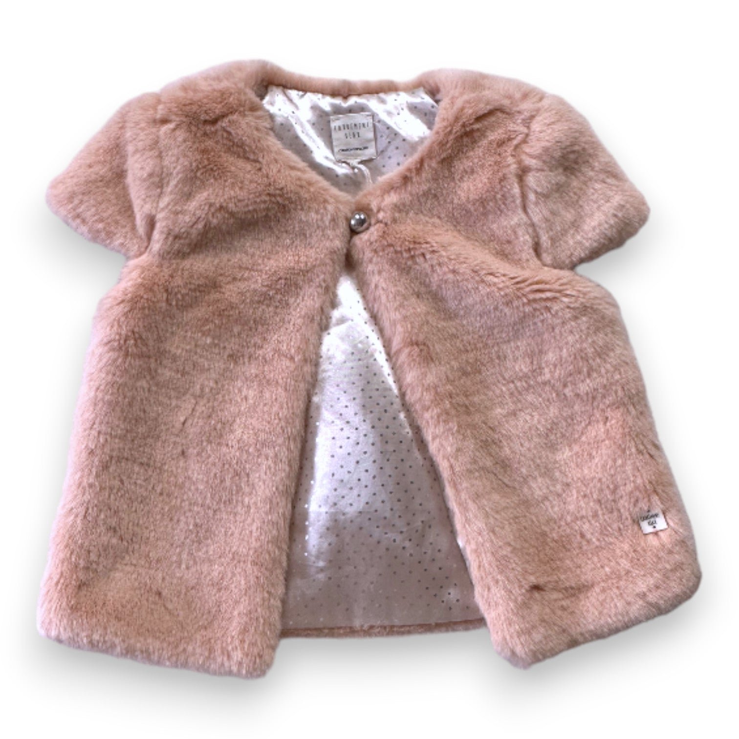 Pink child's waistcoat - 5 years CARREMENT BEAU - Seconde Main Pink
