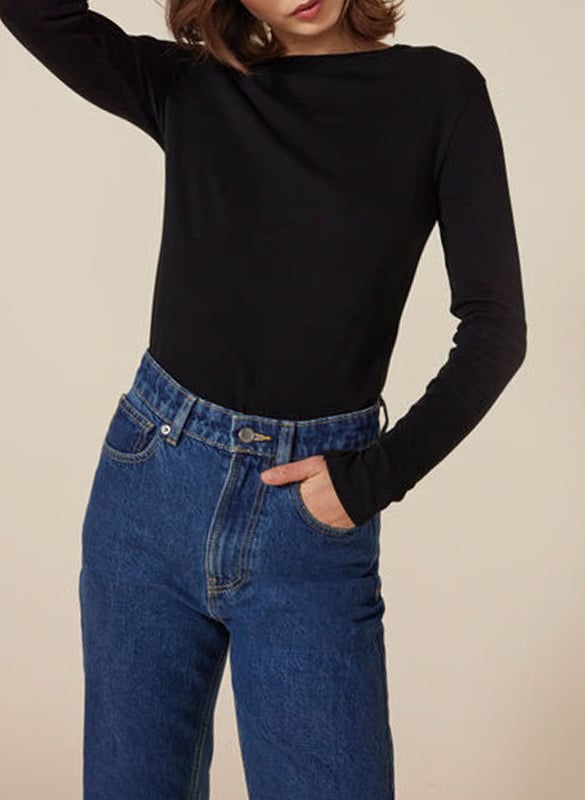 Tee-shirt col rond en coton PETIT BATEAU