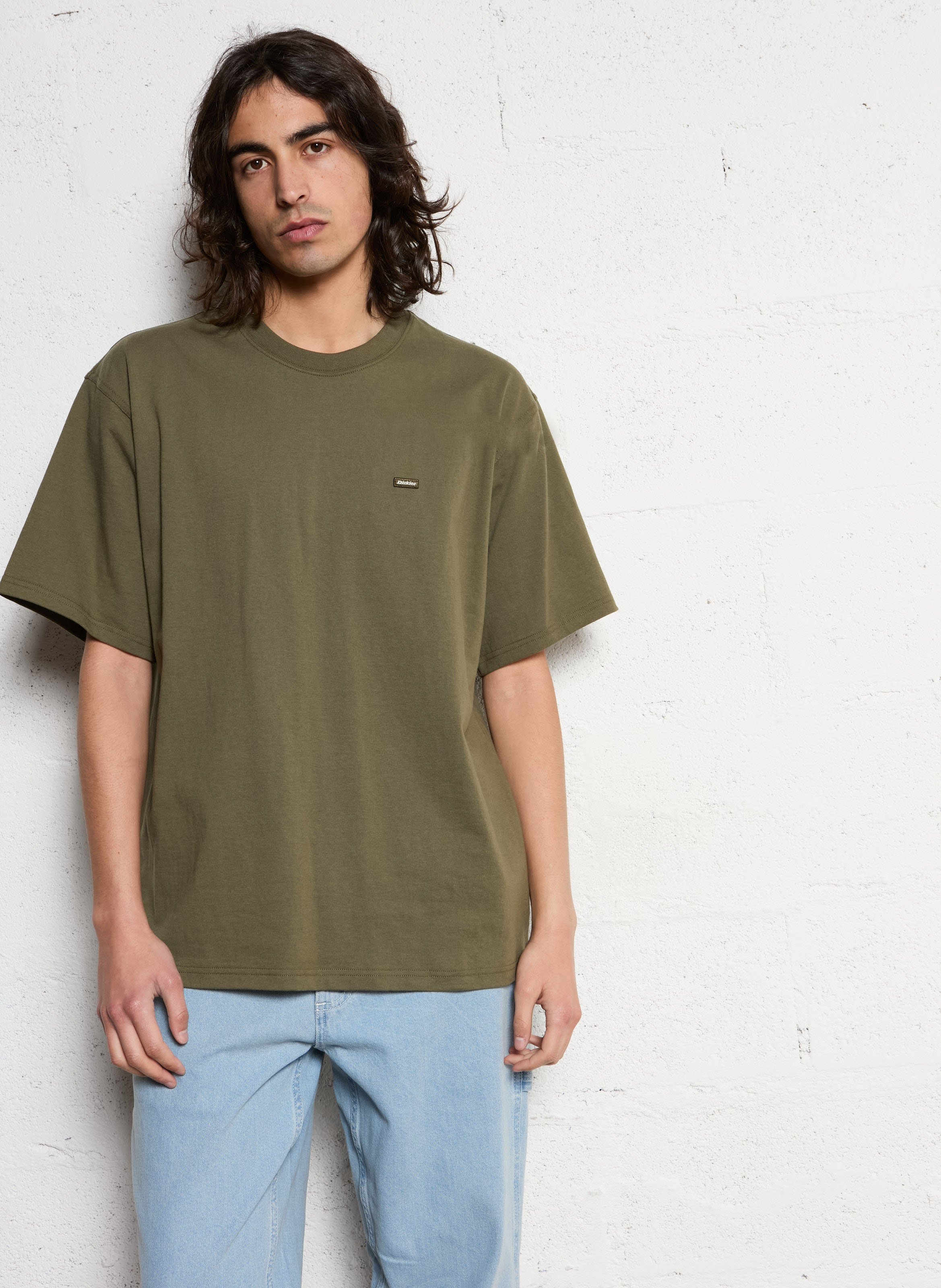 Short-sleeved straight cotton t-shirt DICKIES