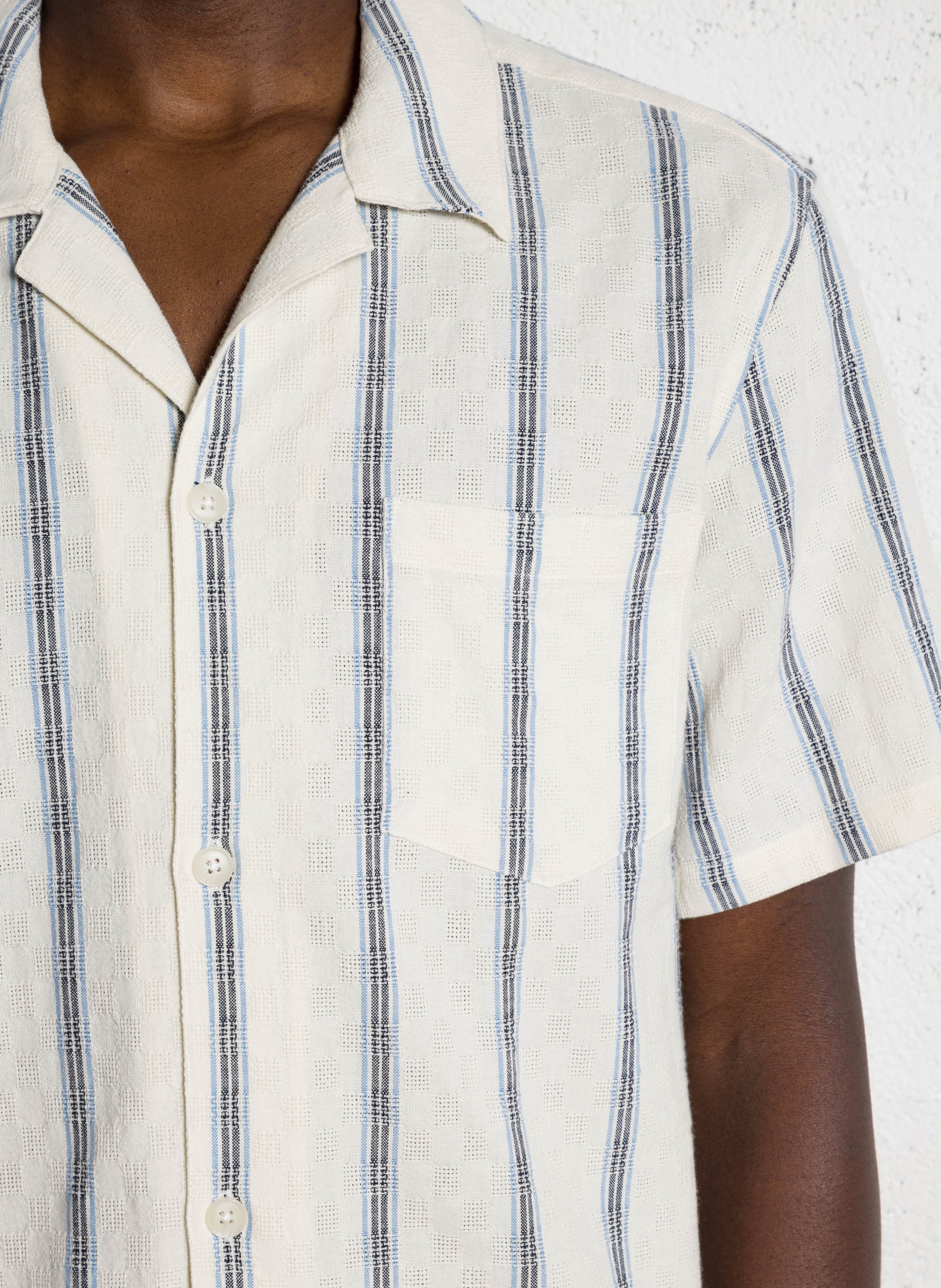 Effen overhemd Colonel LES DEUX Beige