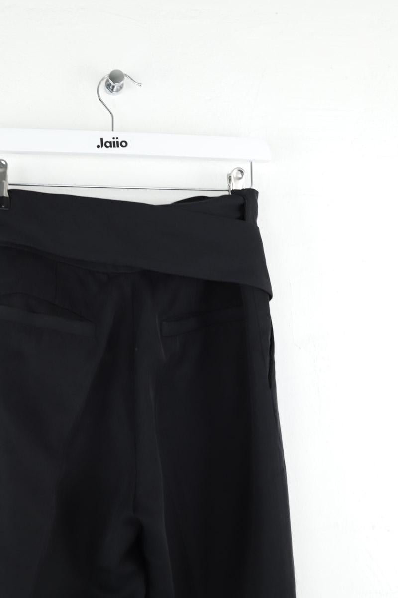 Black straight-leg  pants IRO - Seconde Main Black