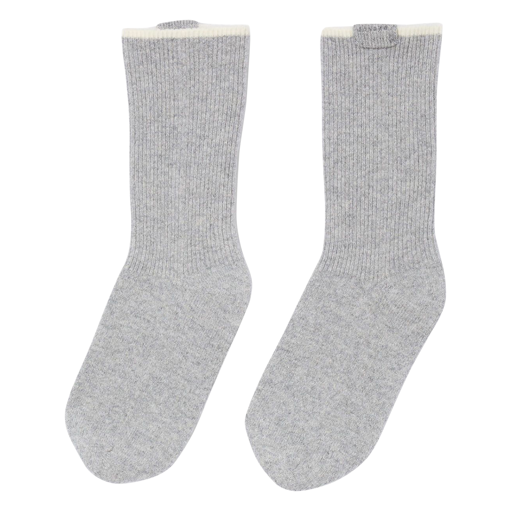 Chaussettes en laine et cachemire SANDRO Gris